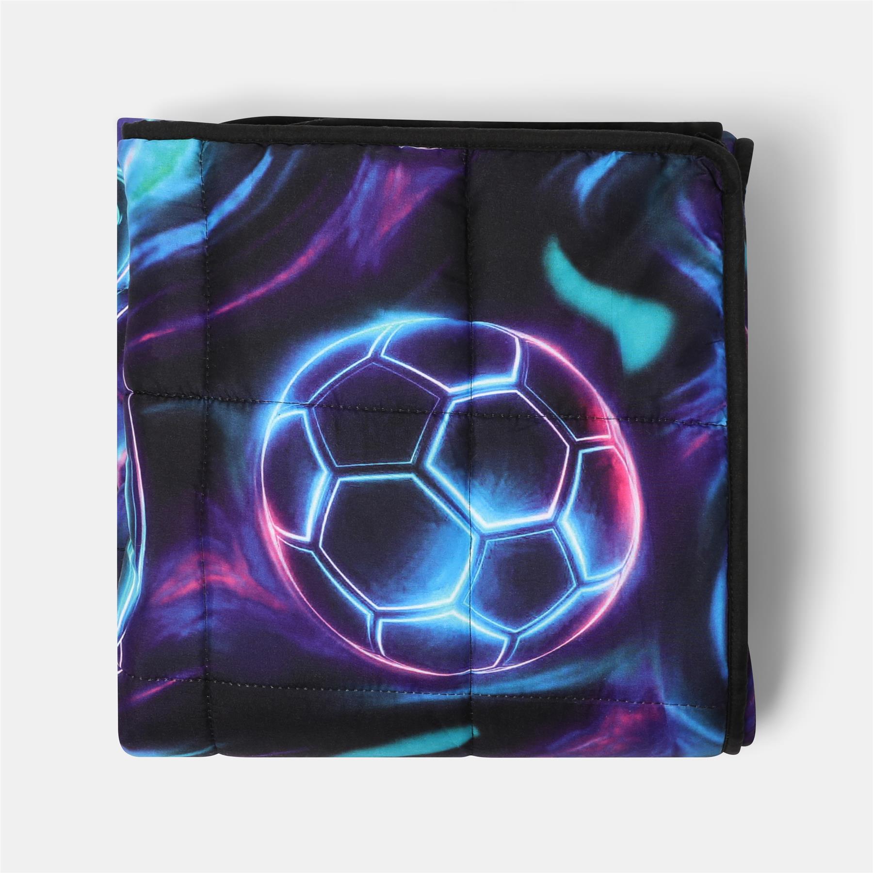 OHS Kids Teddy Fleece Weighted Blanket Printed Sleep Therapy Anxiety Throw