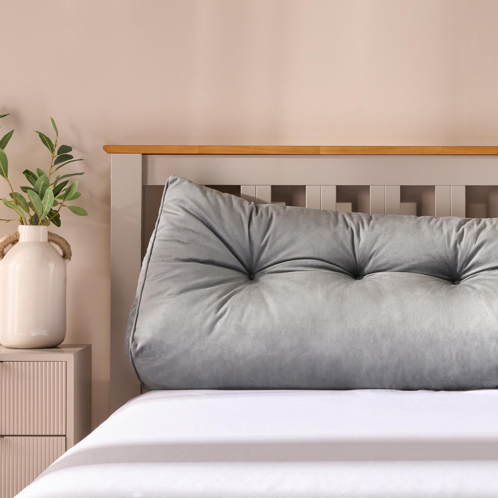 OHS Plain Headboard Bed Wedge Pillow Lumbar Backrest Support Cushion