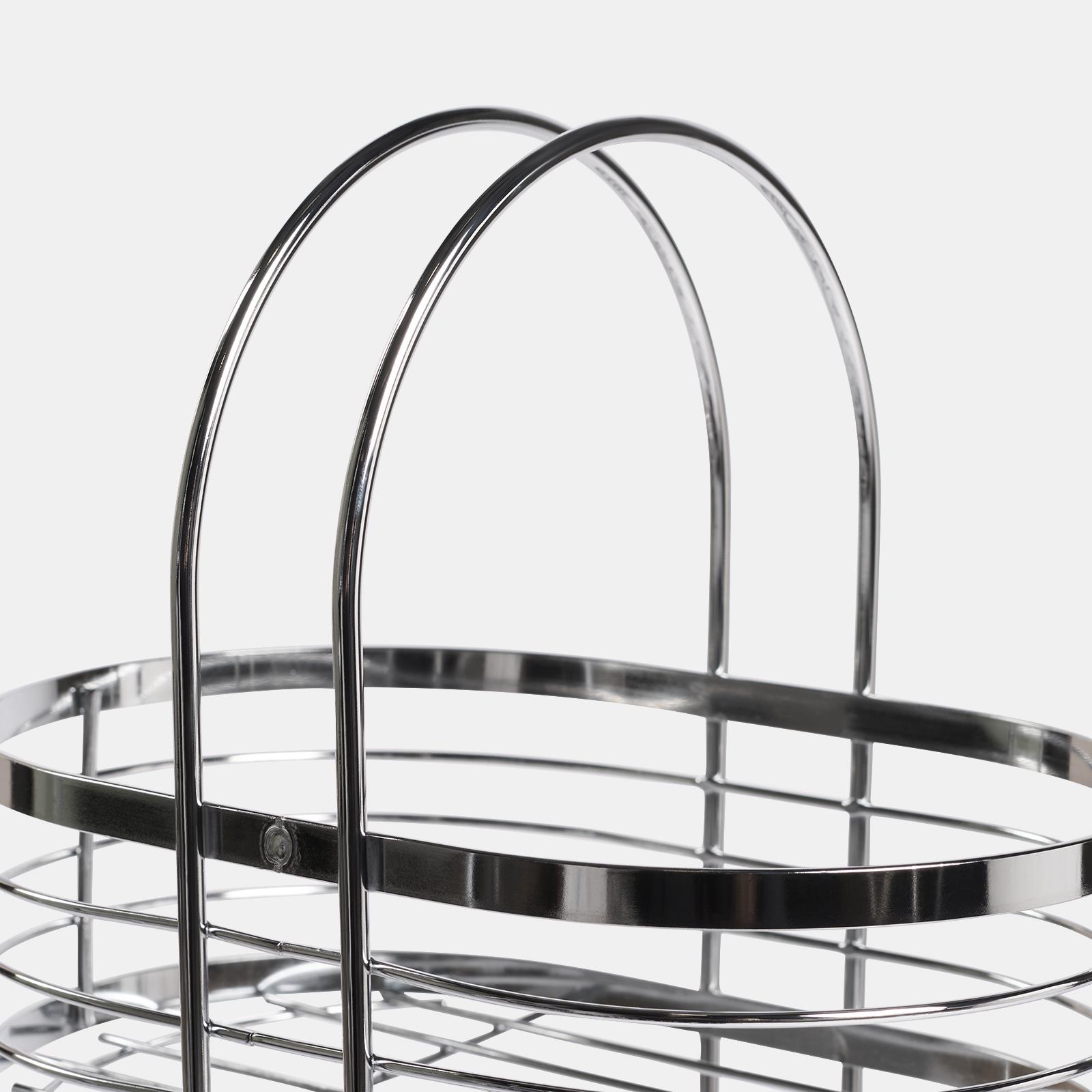 OHS 3 Tier Shower Caddy Freestanding Bathroom Organiser Rust Resistant Metal