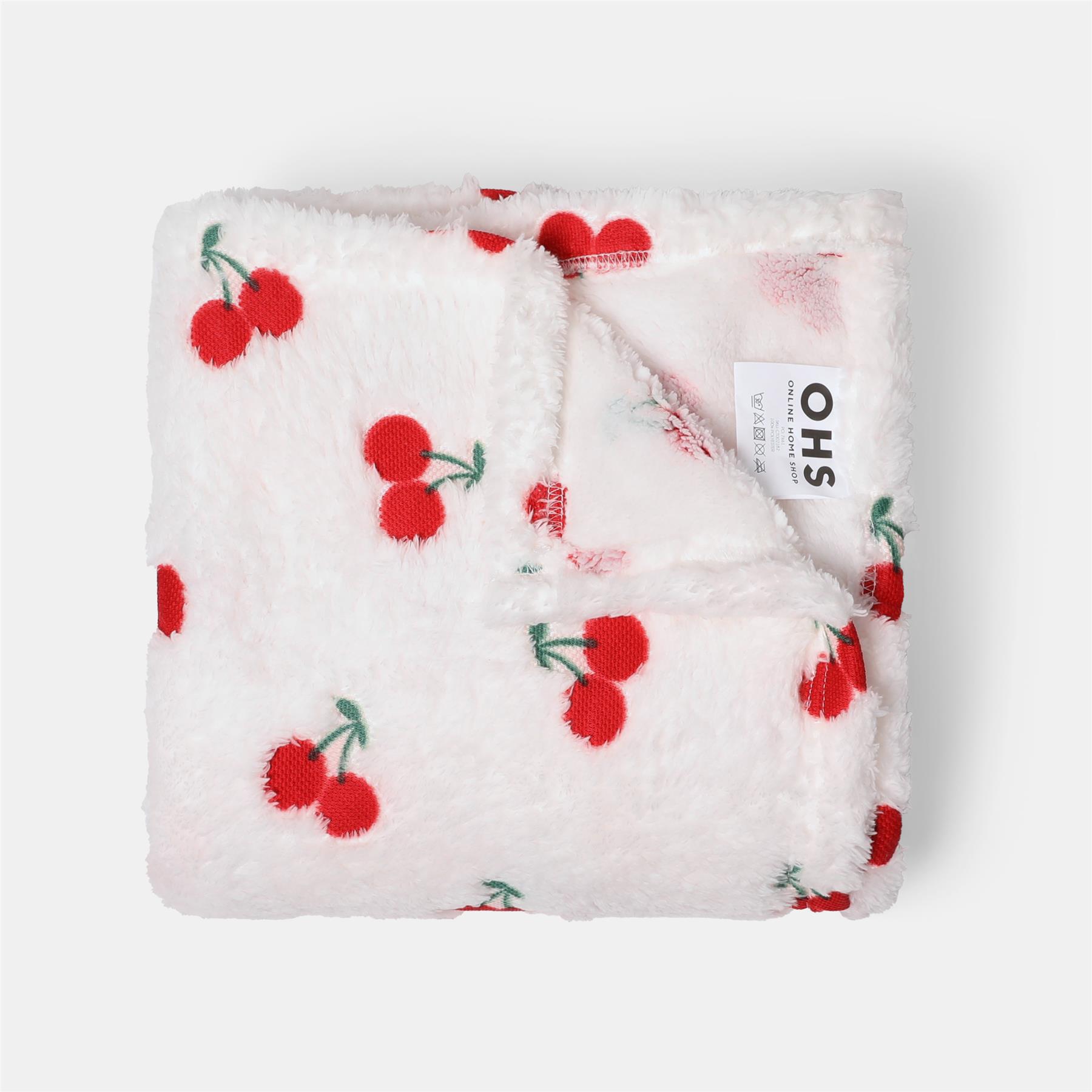 OHS Embossed Throw Ultrasoft Fleece Blanket Winter Soft Warm Bedspread