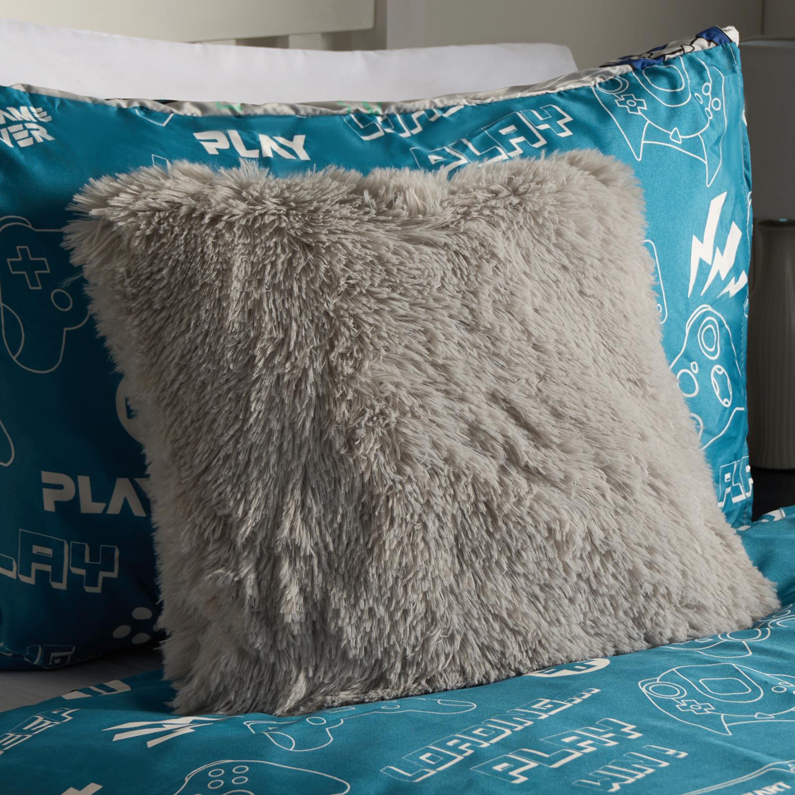 OHS Fluffy Cushion Plump Filled Supersoft Fleece Insert Padded Chair Bed Pillow