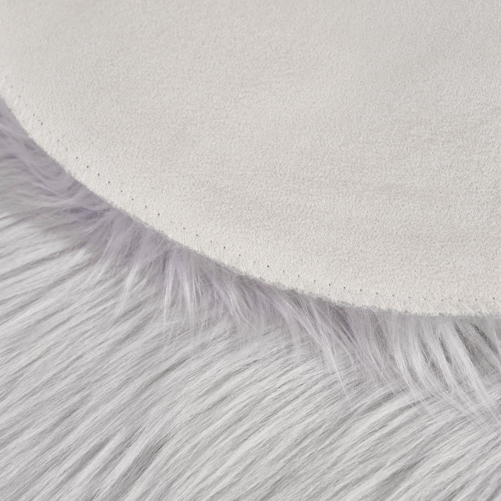 Sienna Heart Shaped Rug Faux Sheepskin Fur Fluffy Fleece Bedroom Home Carpet Mat - Picture 12 of 17