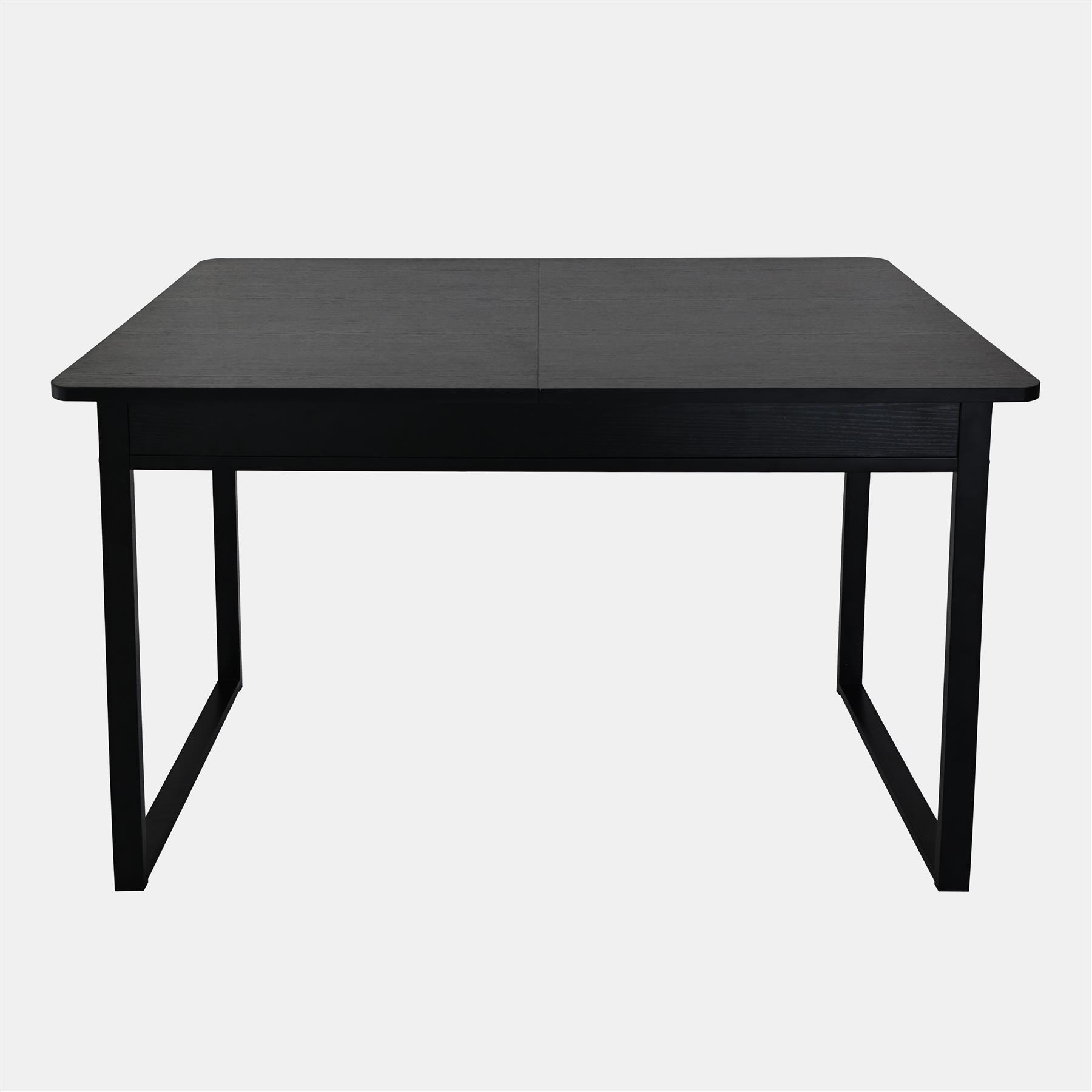OHS Extendable Dining Table 4-6 Seater Chevron Wood Effect Kitchen Tables