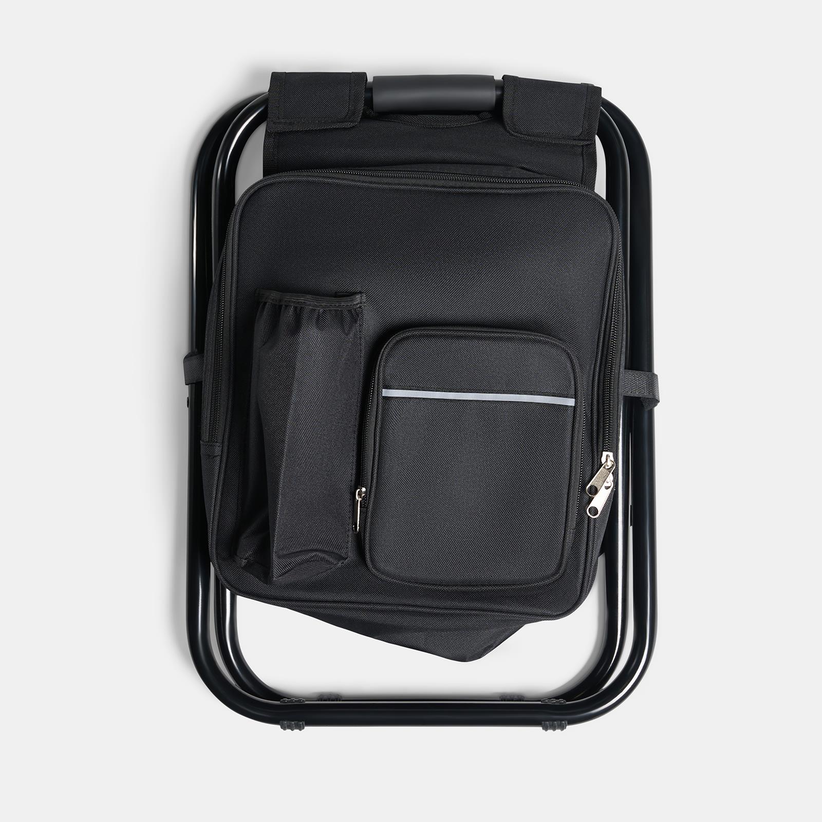 OHS 3-in-1 Camping Backpack Stool Cooling Bag Chair Folding Rucksack Seat