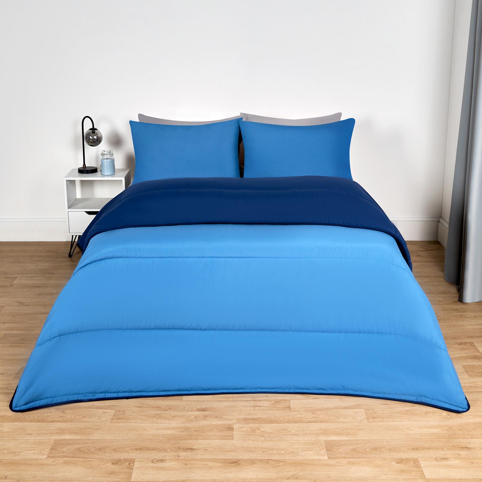OHS Coverless 10.5 TOG Soft Duvet Pillowcase Quilted Bedding Set Single Double - Picture 78 of 107