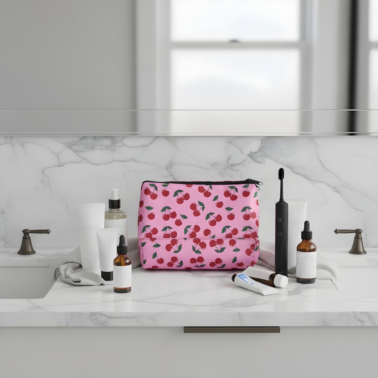 OHS Print Travel Wash Bag Large Toiletry Pouch Makeup Cosmetic Organiser