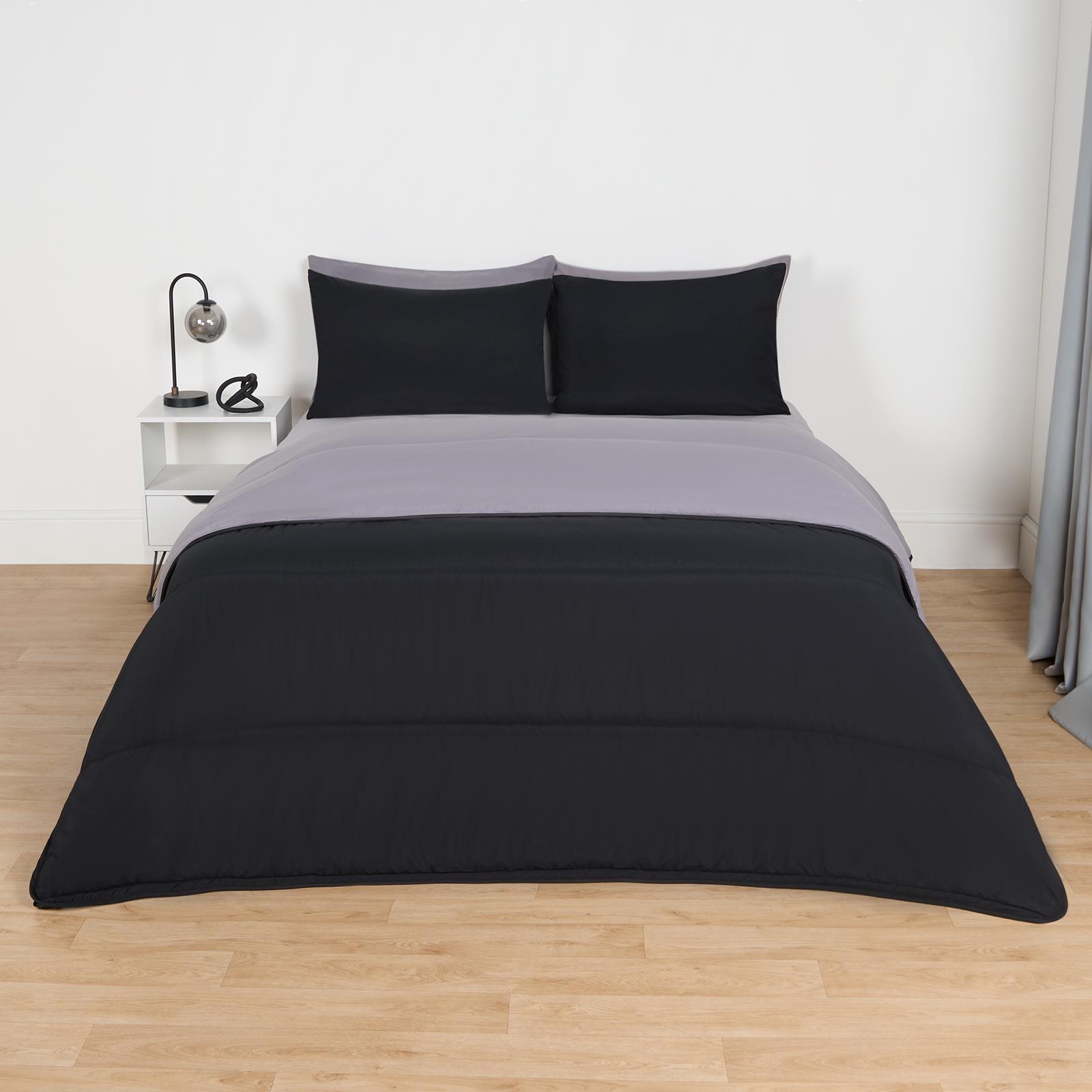 OHS Coverless 10.5 TOG Soft Duvet Pillowcase Quilted Bedding Set Single Double - Picture 8 of 107