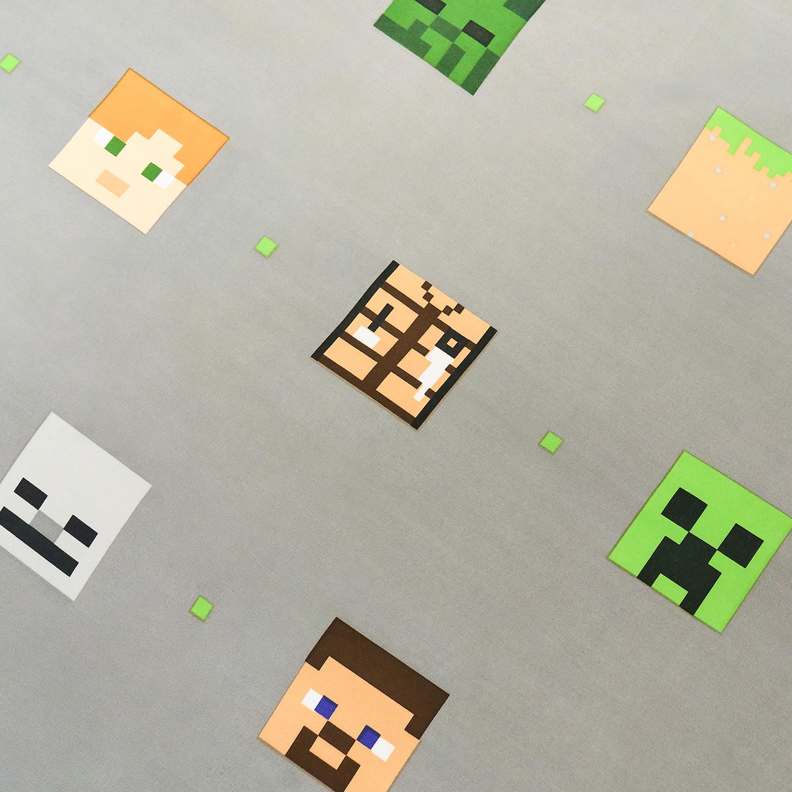 OHS x Minecraft Reversible Bedding Set Duvet Cover Pillowcase Kids