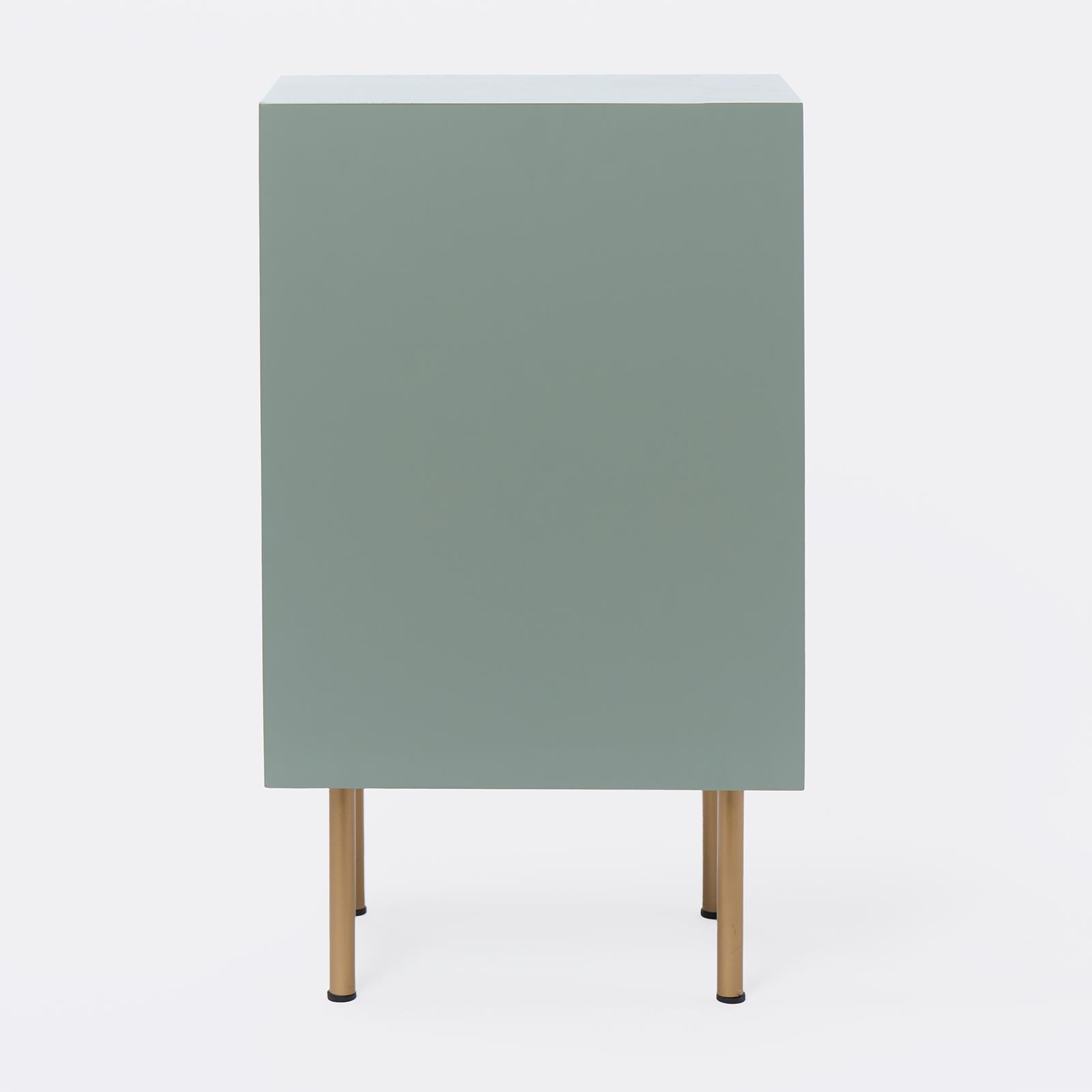 Ribbed Bedside Table Modern Bedroom 3/4 Draw Office Nightstand Living Room Unit - Picture 44 of 71