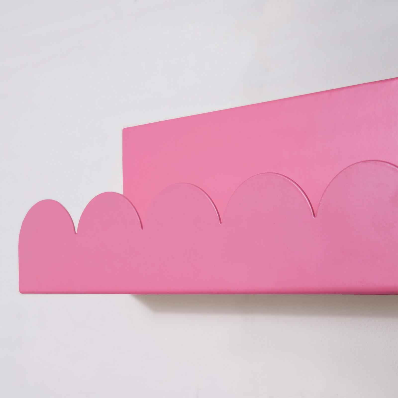OHS Scallop Shelf Wall Mounted Storage Space Saving Modern Bedroom Home Decor