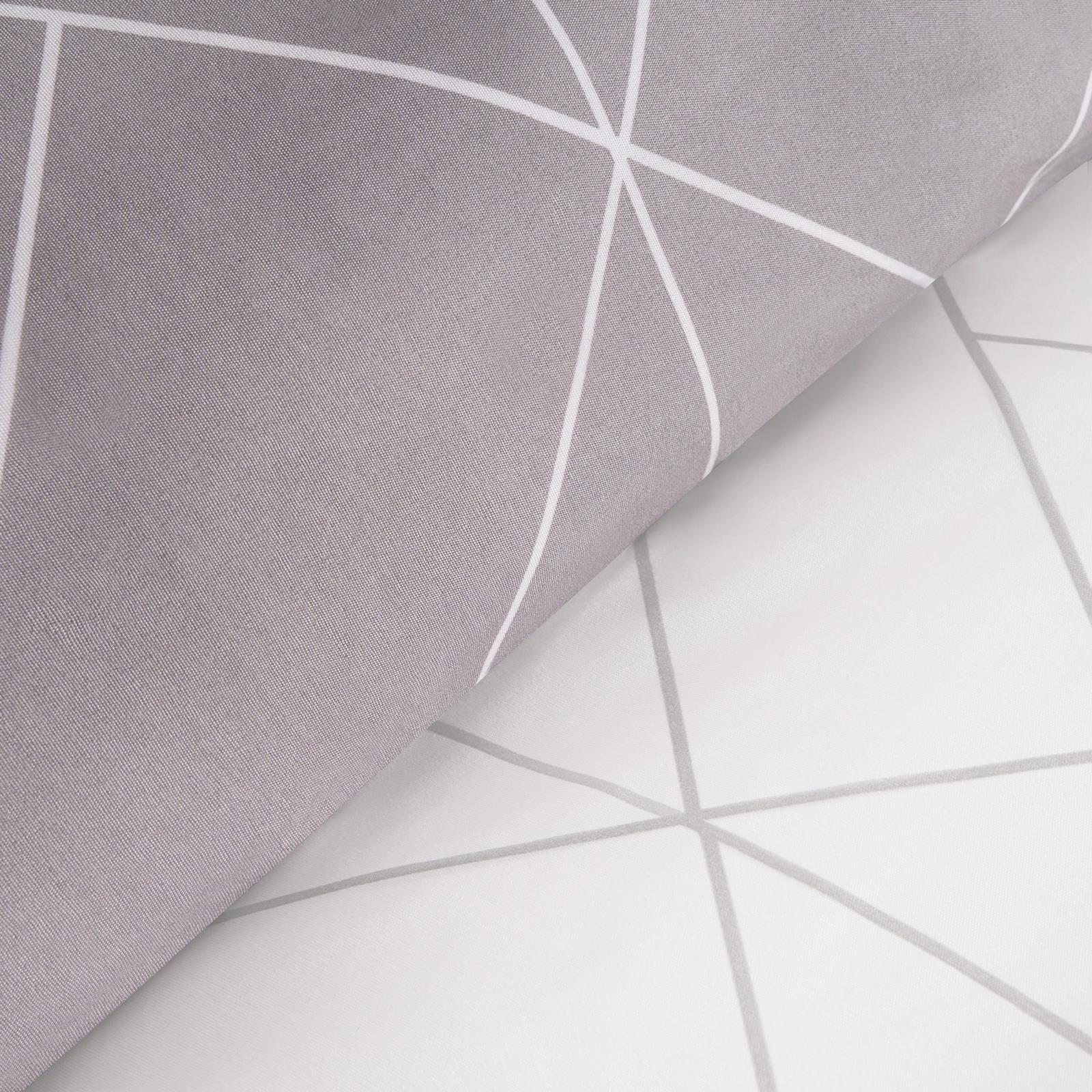 OHS Geometric Reversible Bedding Set Soft Quilt Duvet Cover with Pillowcase