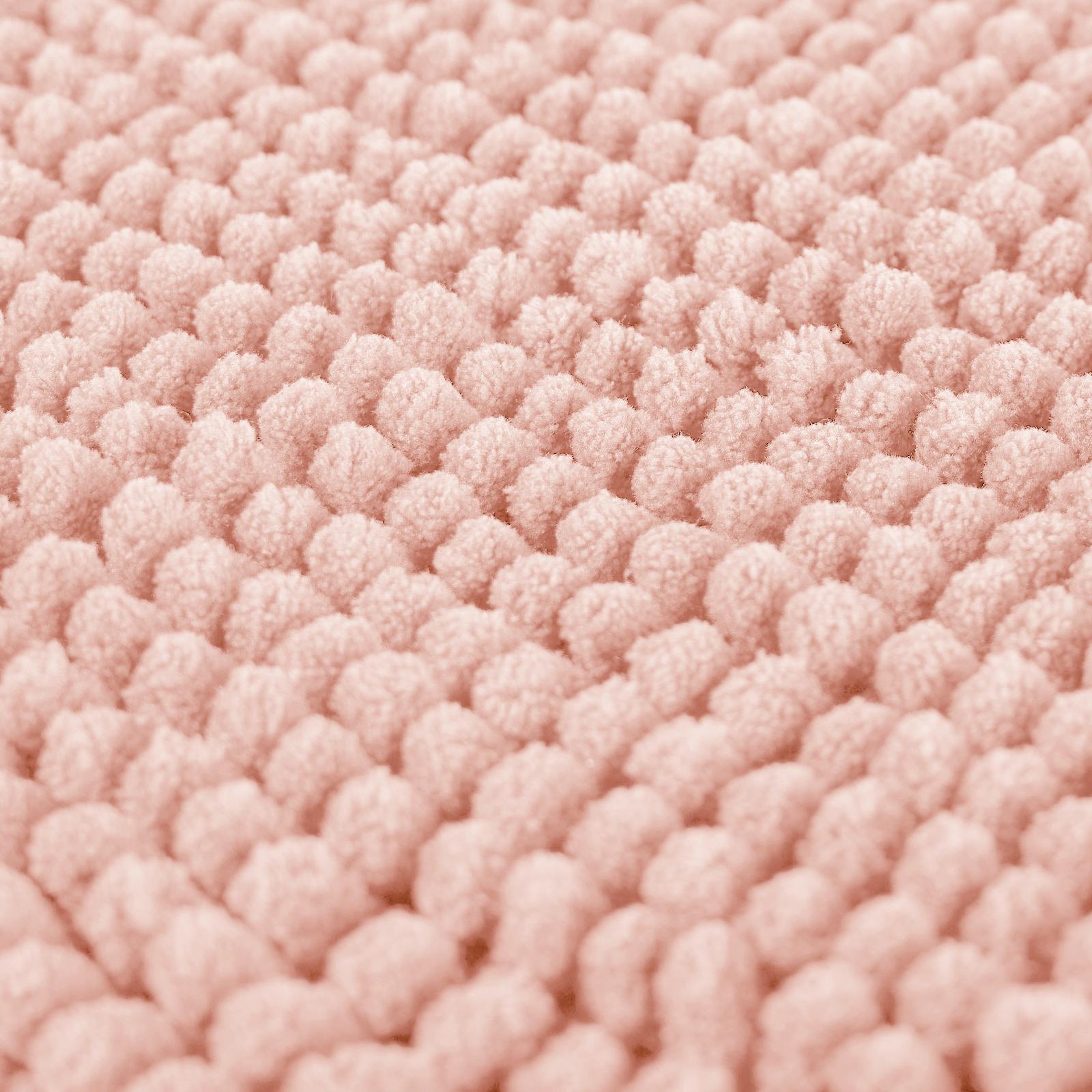 Brentfords Noodle Bath Mat Non Slip Shower Soft Highly Absorbent Chenille Shaggy