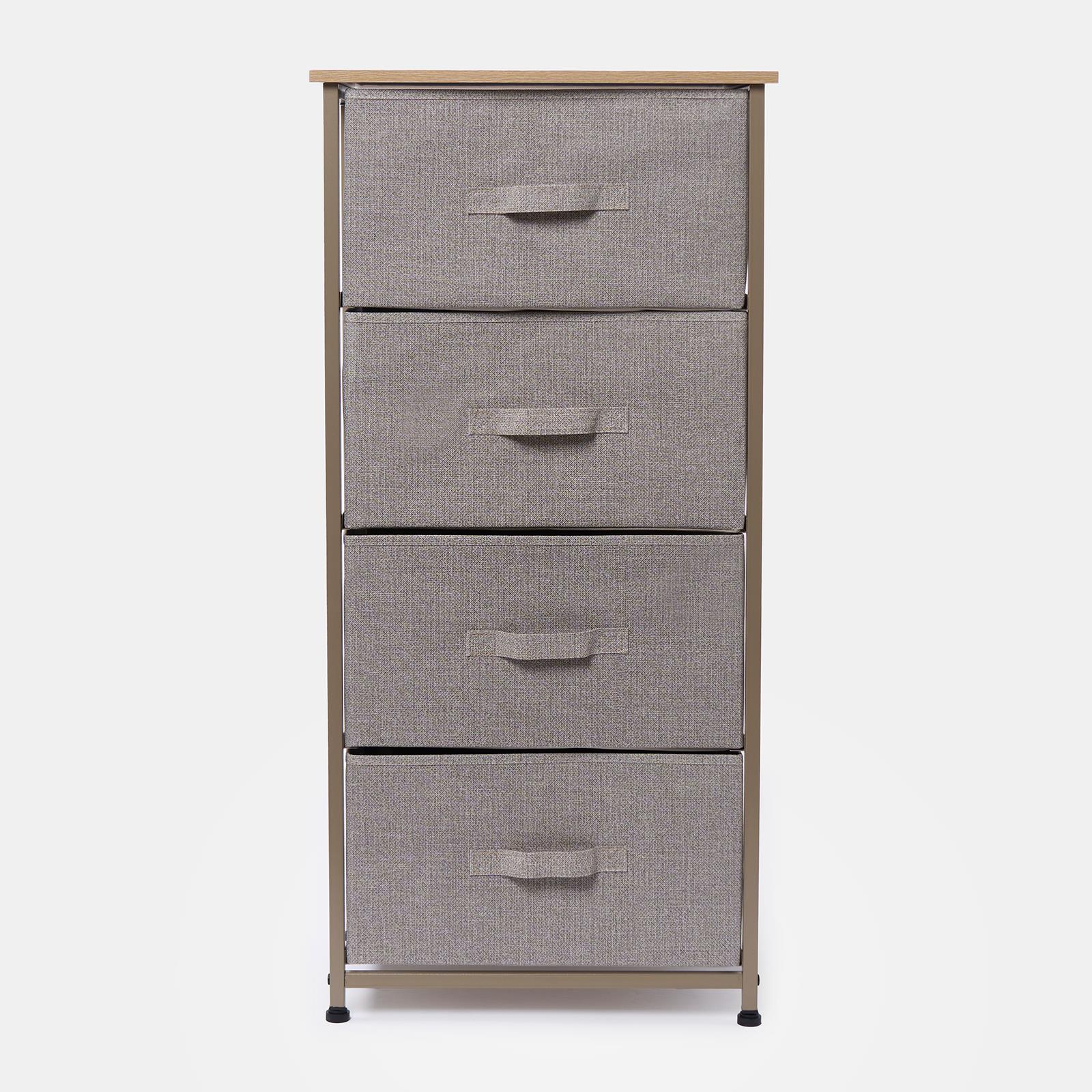 Fabric Cabinet Bedside 2/3/4 Drawers Storage Unit Clothes Shoes Home Organiser - Picture 69 of 94