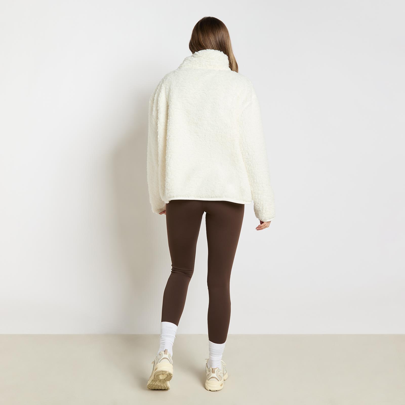 OHS Half Zip Hoodie Plain Thermal Teddy Fleece Winter Jumper Pullover Sweatshirt