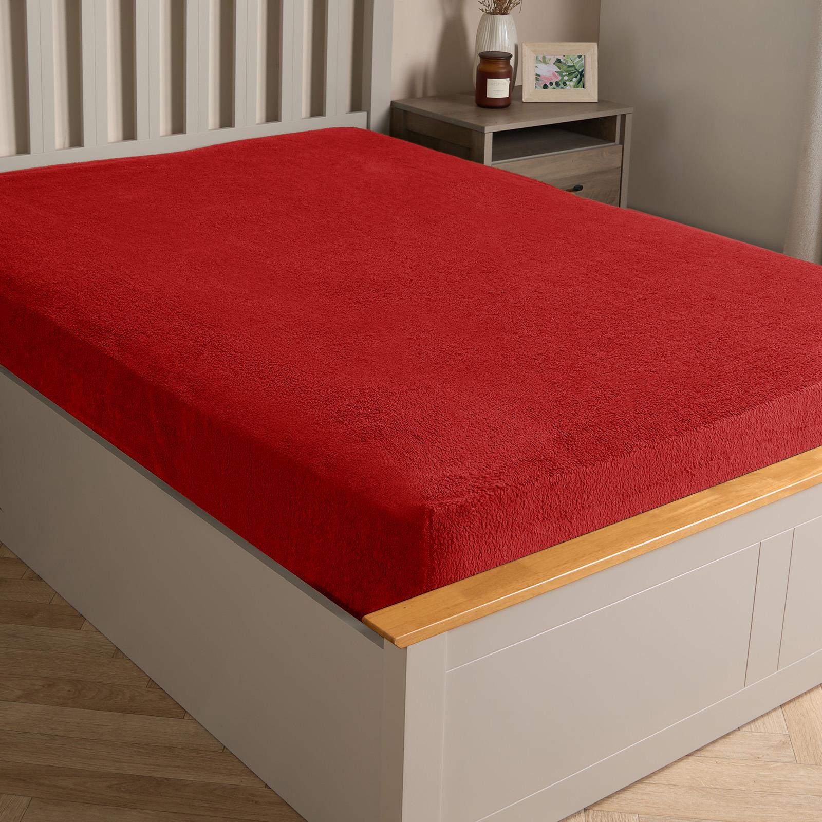 Brentfords Teddy Fleece Fitted Sheet Thermal Warm Single Double King Bedding NEW - Picture 27 of 37