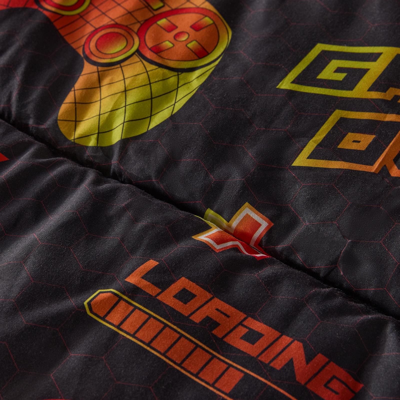 OHS Coverless 10.5 Tog Kids Gaming Duvet Pillowcase Quilt Bedding Set