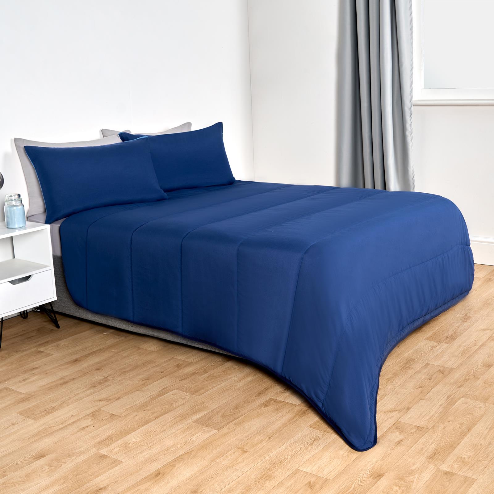OHS Coverless 10.5 TOG Soft Duvet Pillowcase Quilted Bedding Set Single Double - Picture 83 of 107
