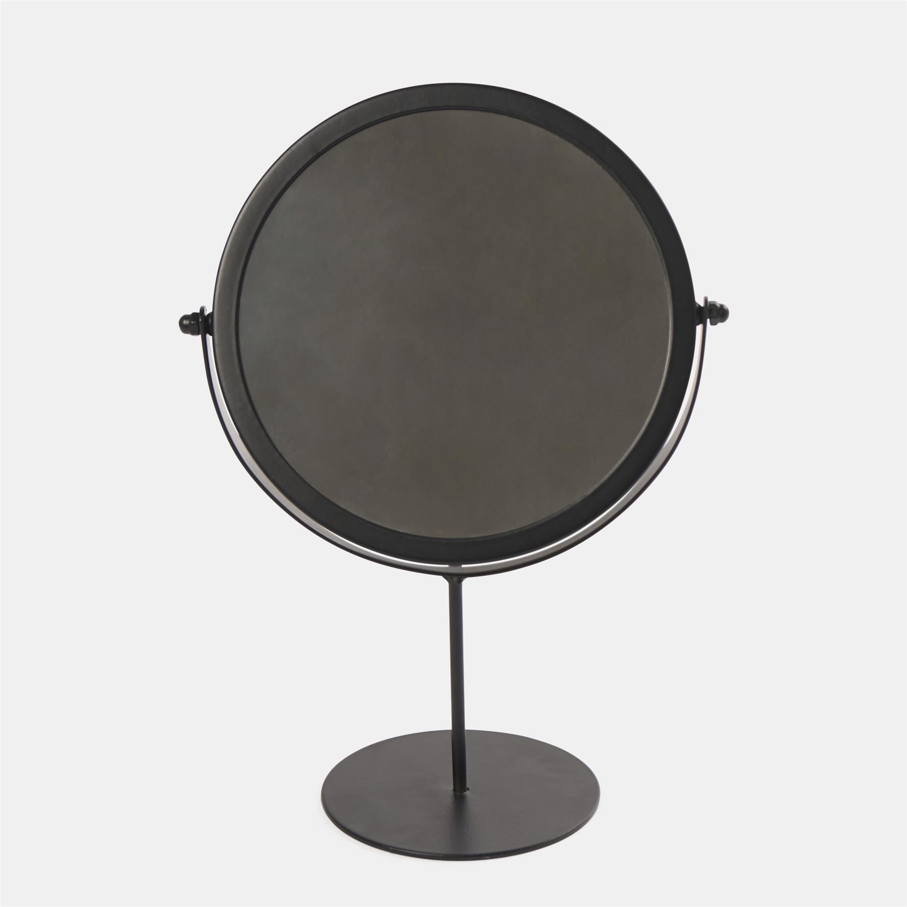 Bathroom Mirror Round Accessories Free Standing Vanity Stainless Steel Bedroom