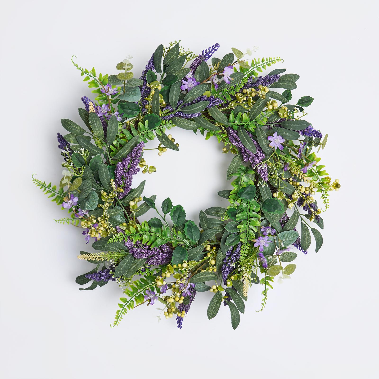 OHS Artificial Xmas Wreath Door Wall Home Party Table Decor Winter Spring