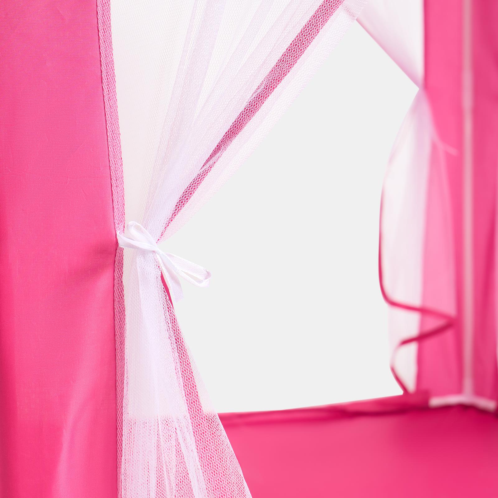 OHS Kids Garden Gazebo with Curtains Outdoor Patio Playhouse Tent Canopy