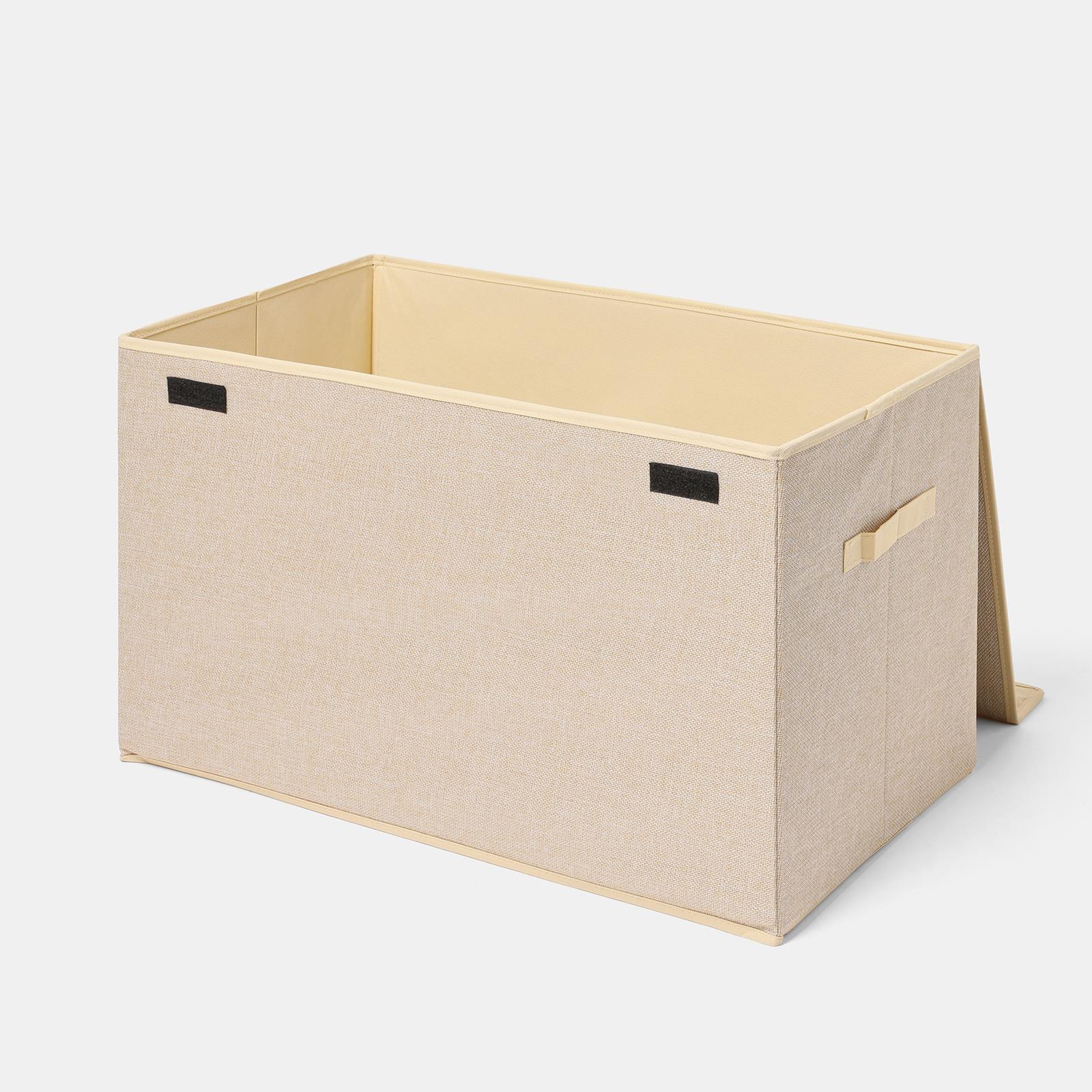 OHS Plain Storage Box Large Folding Collaspsible Space Saving Organiser with Lid