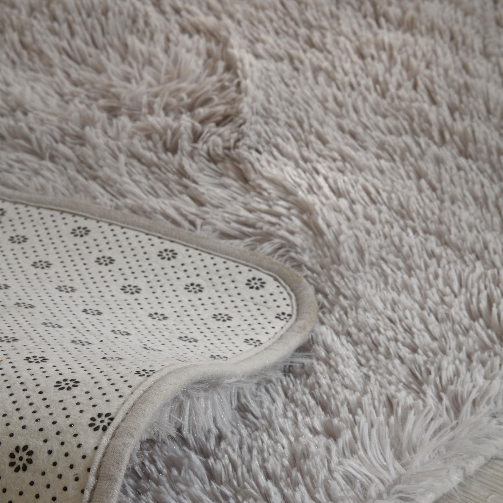 Sienna Fluffy Rug AntiSlip/Skid Shaggy Large Bedroom NonShed Floor