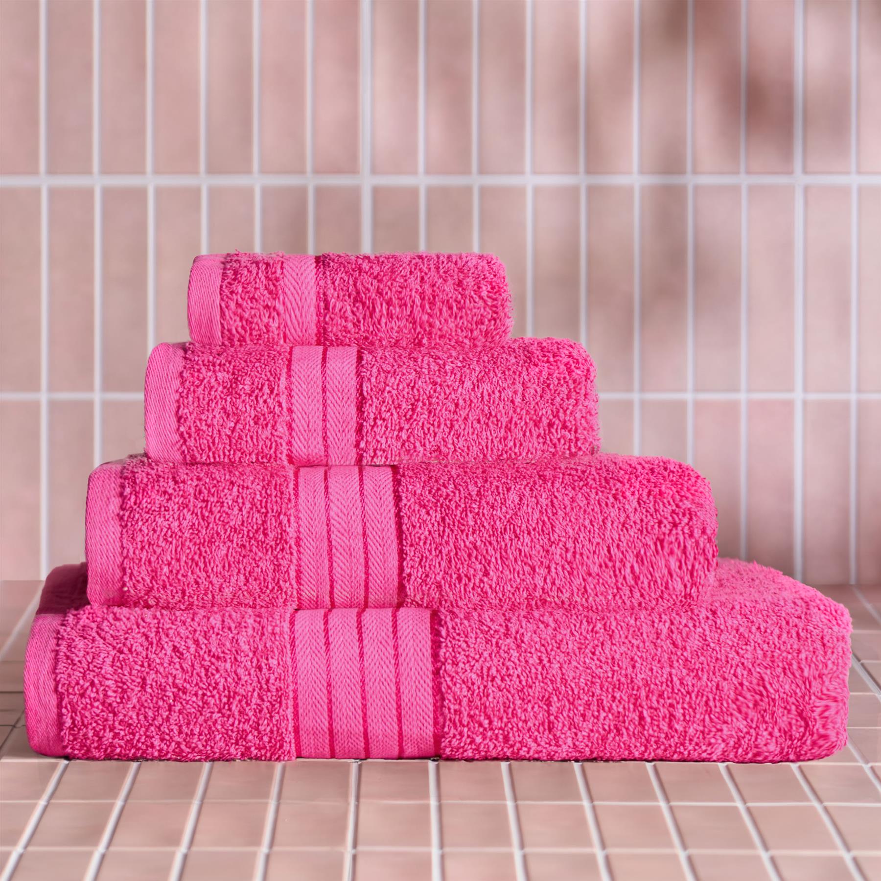 Dreamscene Luxury 100% Cotton Towels Bale Set Large Soft Bath Hand 12 PC 500 GSM