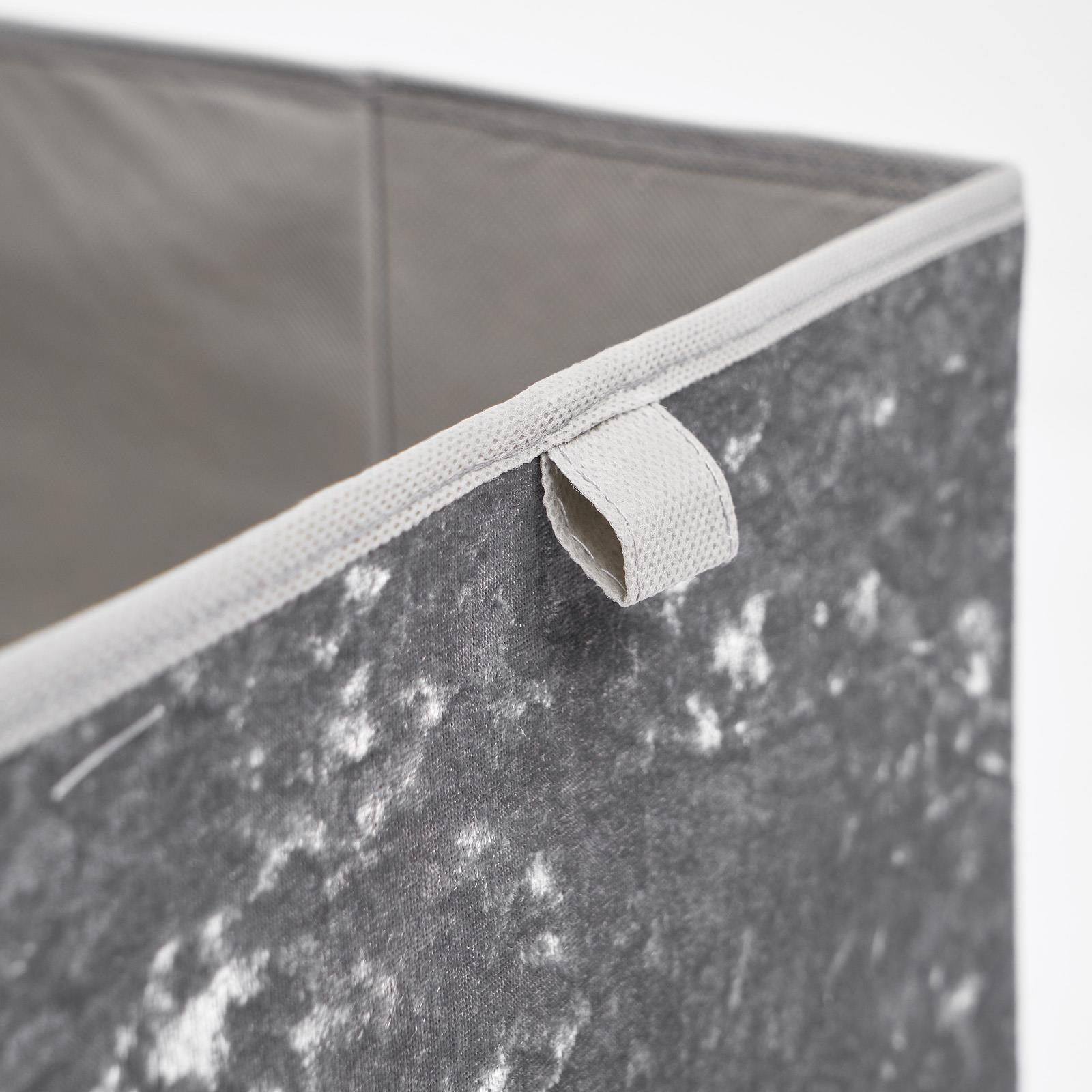 OHS Pack of 4 Crushed Velvet Storage Boxes Collapsible Foldable Square Cube Box eBay