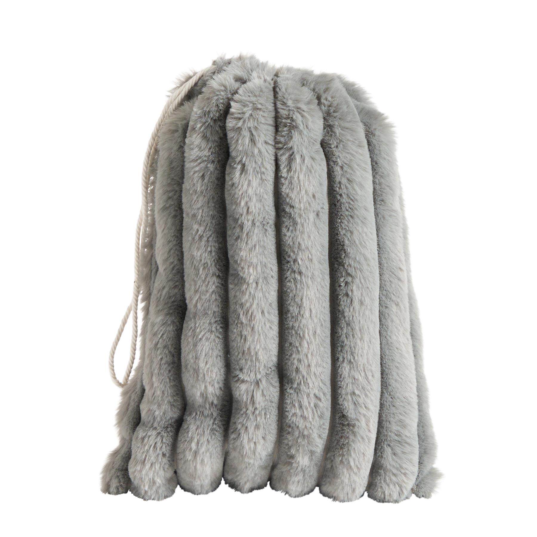 OHS Ribbed Faux Fur Winter Gift Set Hot Water Bottle Socks Eye Mask Scrunchie