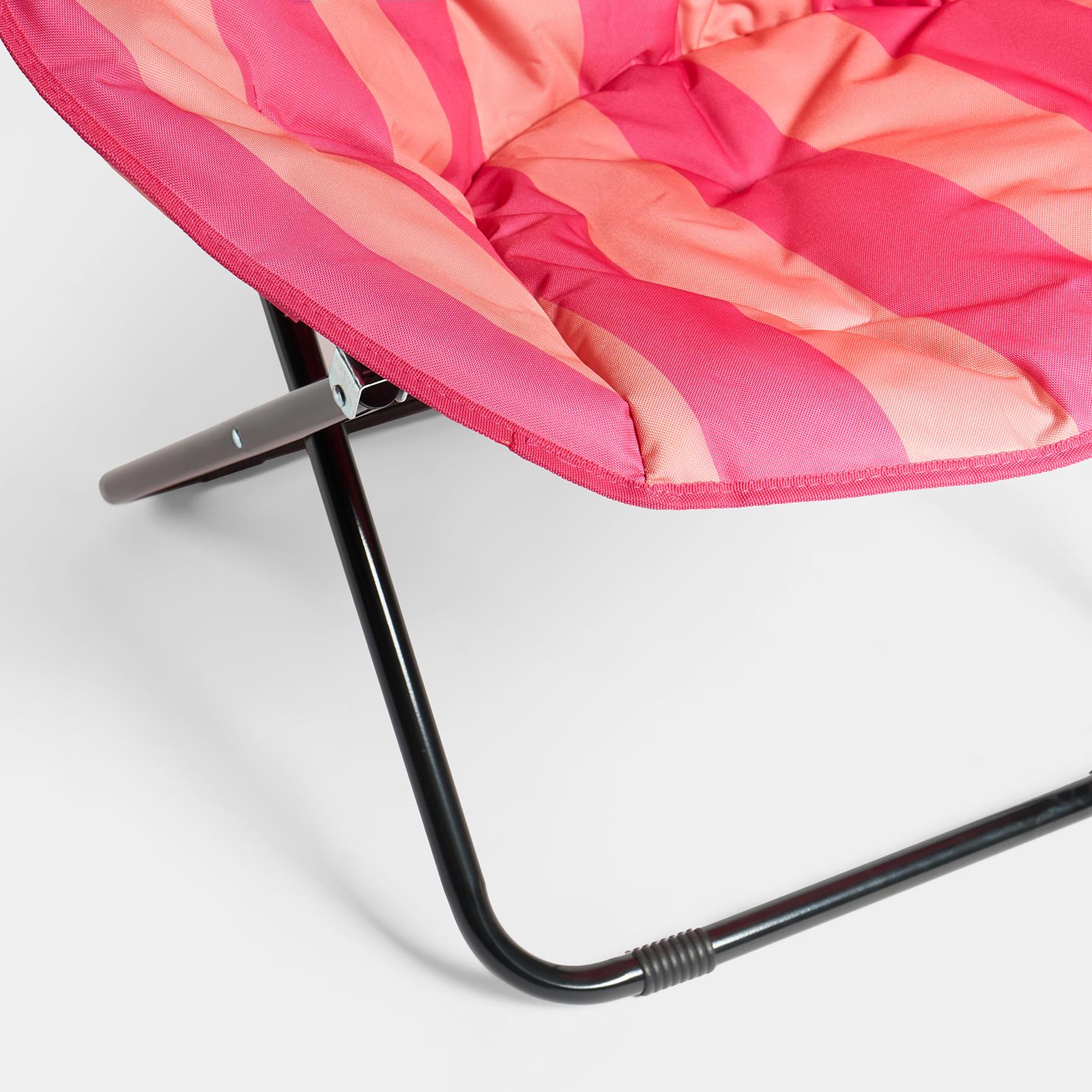 OHS Moon Camping Chair Round Folding Outdoor Garden Portable Seat