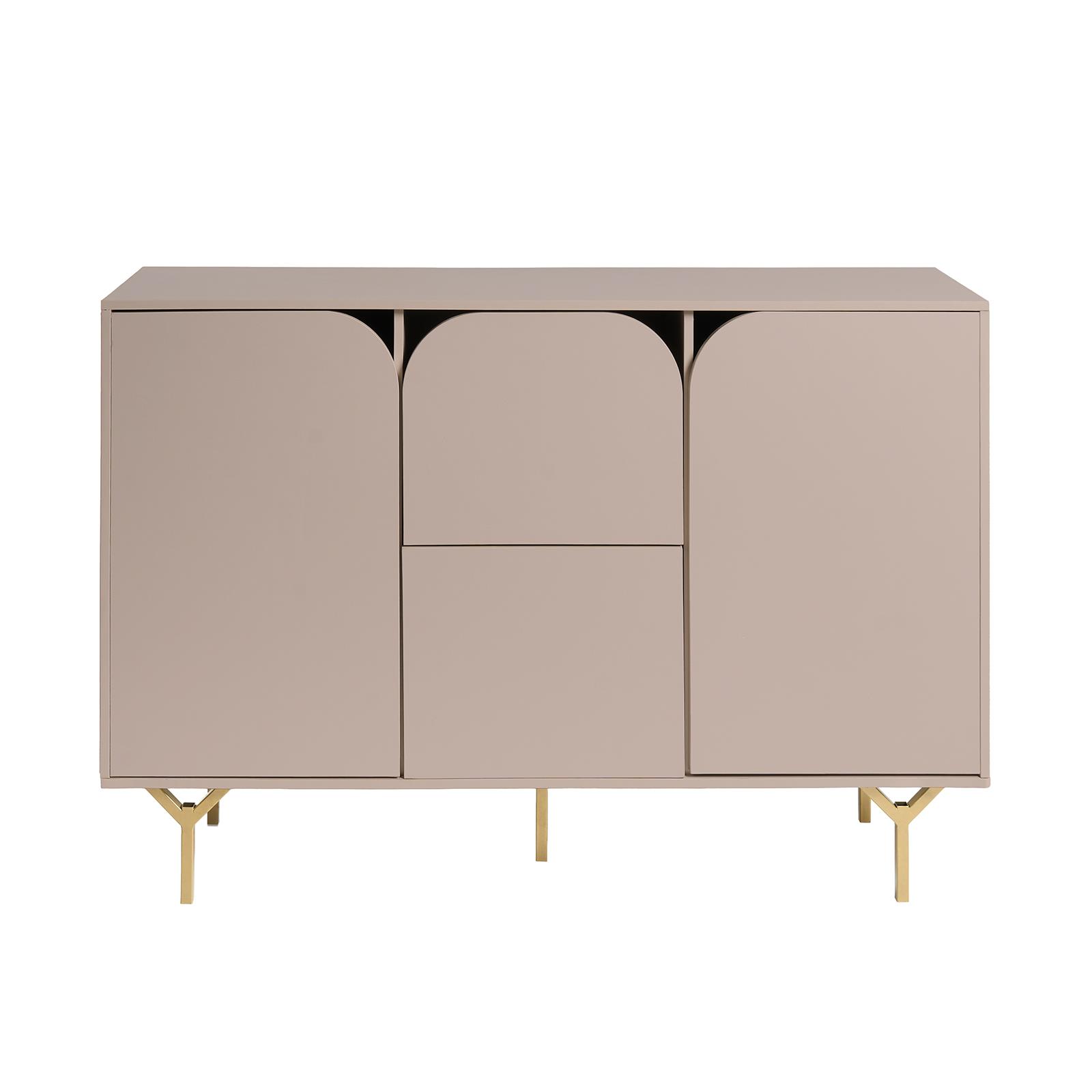 OHS Curved Look Sideboard Display Unit Buffet Cabinet Sideboard Cupboard Storage
