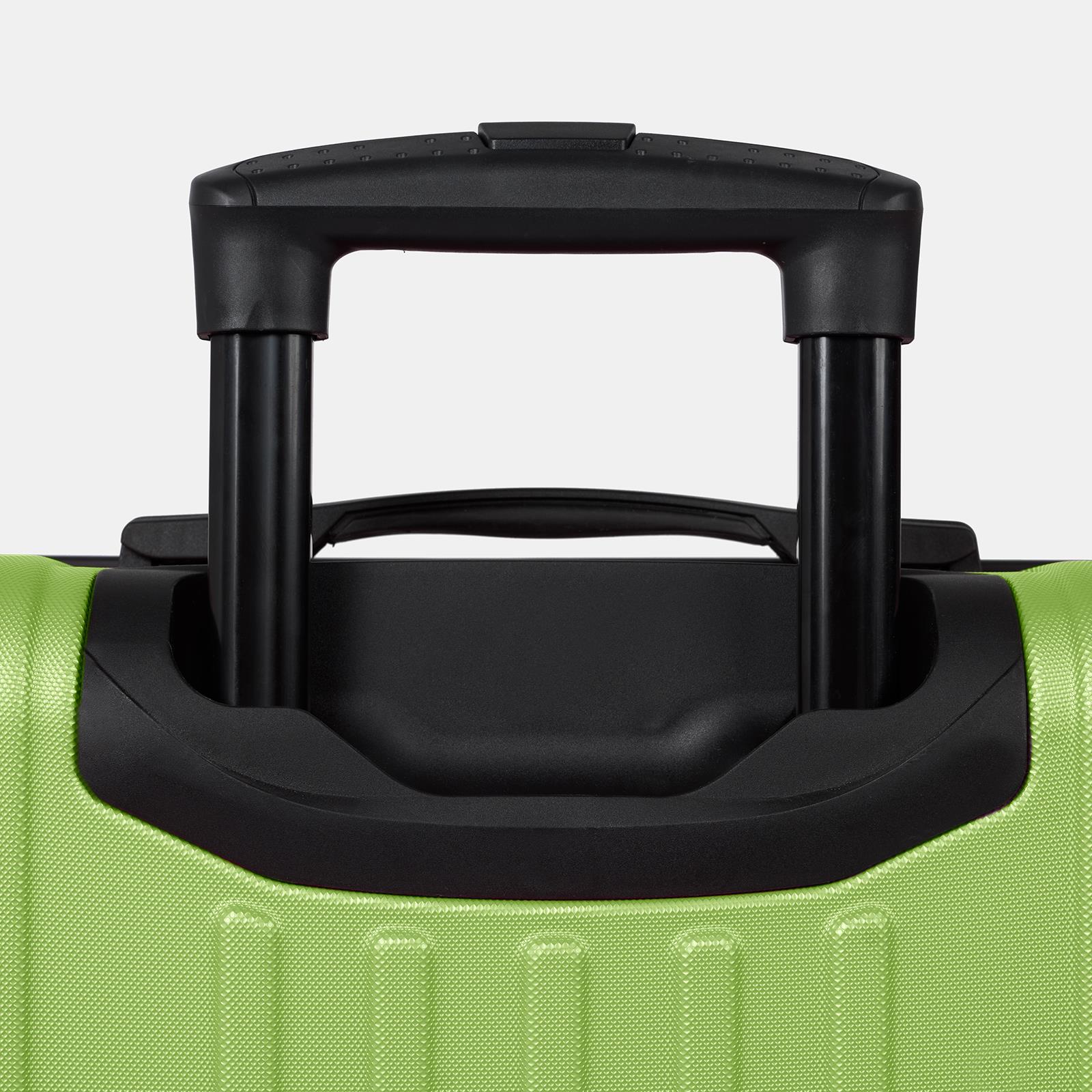 OHS Hard Shell Suitcase Luggage Set Travel ABS 4 Wheels Trolley Cabin Carry-On