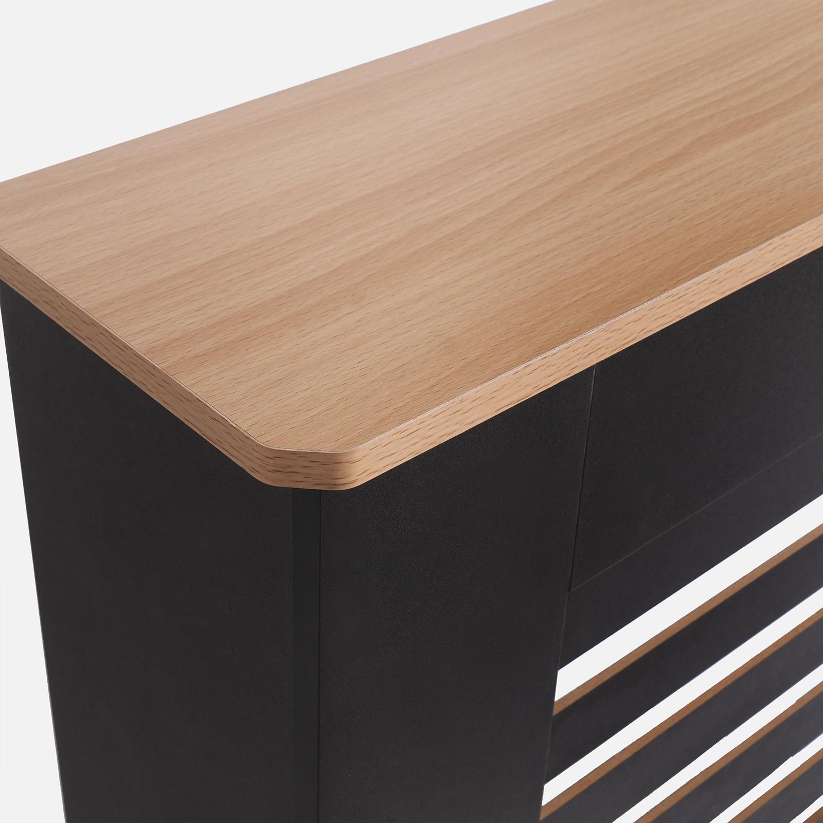 Wooden Radiator Cover Side Board S M L Cabinet Shelf Modern Hallway Furniture - Picture 32 of 55