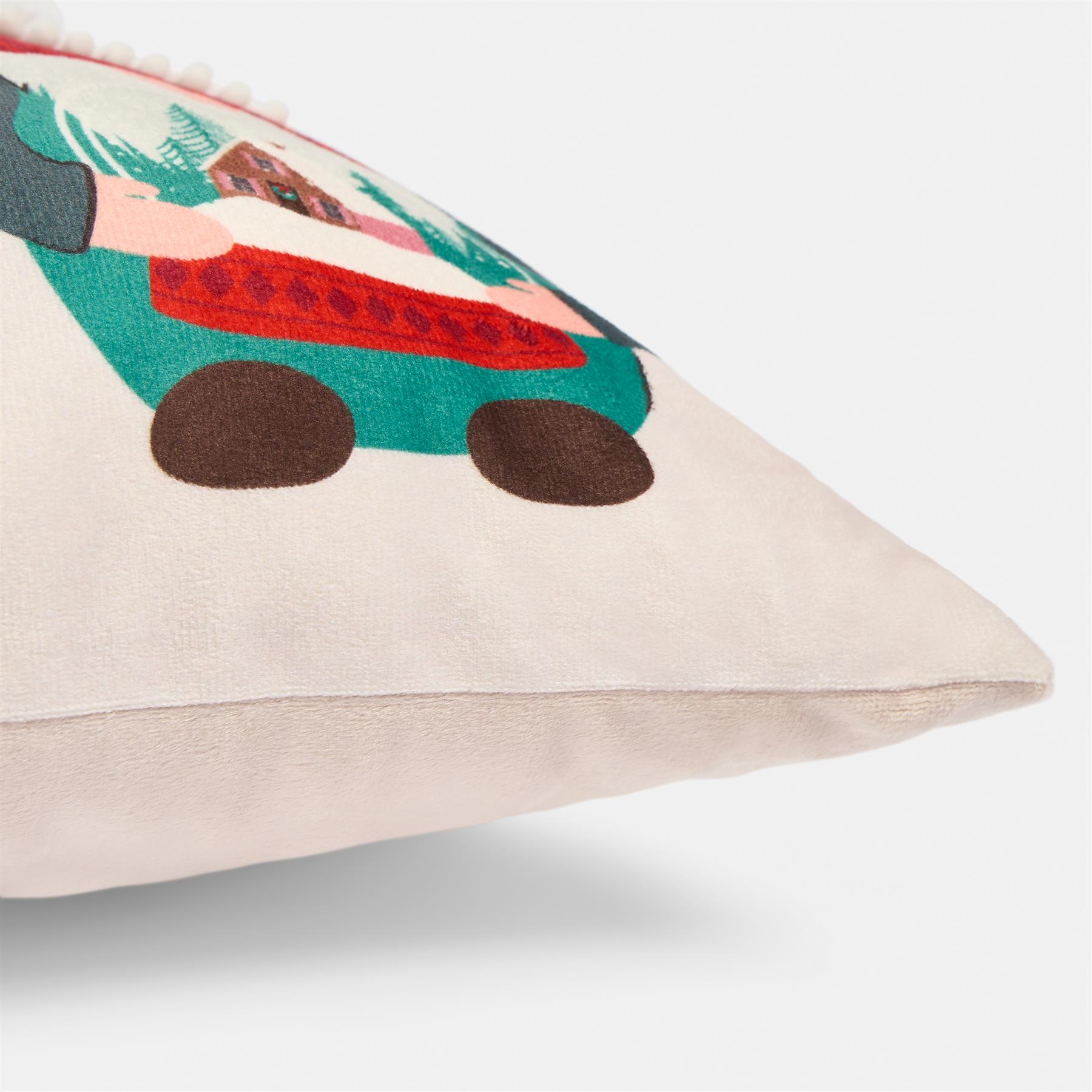 OHS Xmas Gonk Cushion Christmas Matte Velvet Festive Decorative Filled Pillow