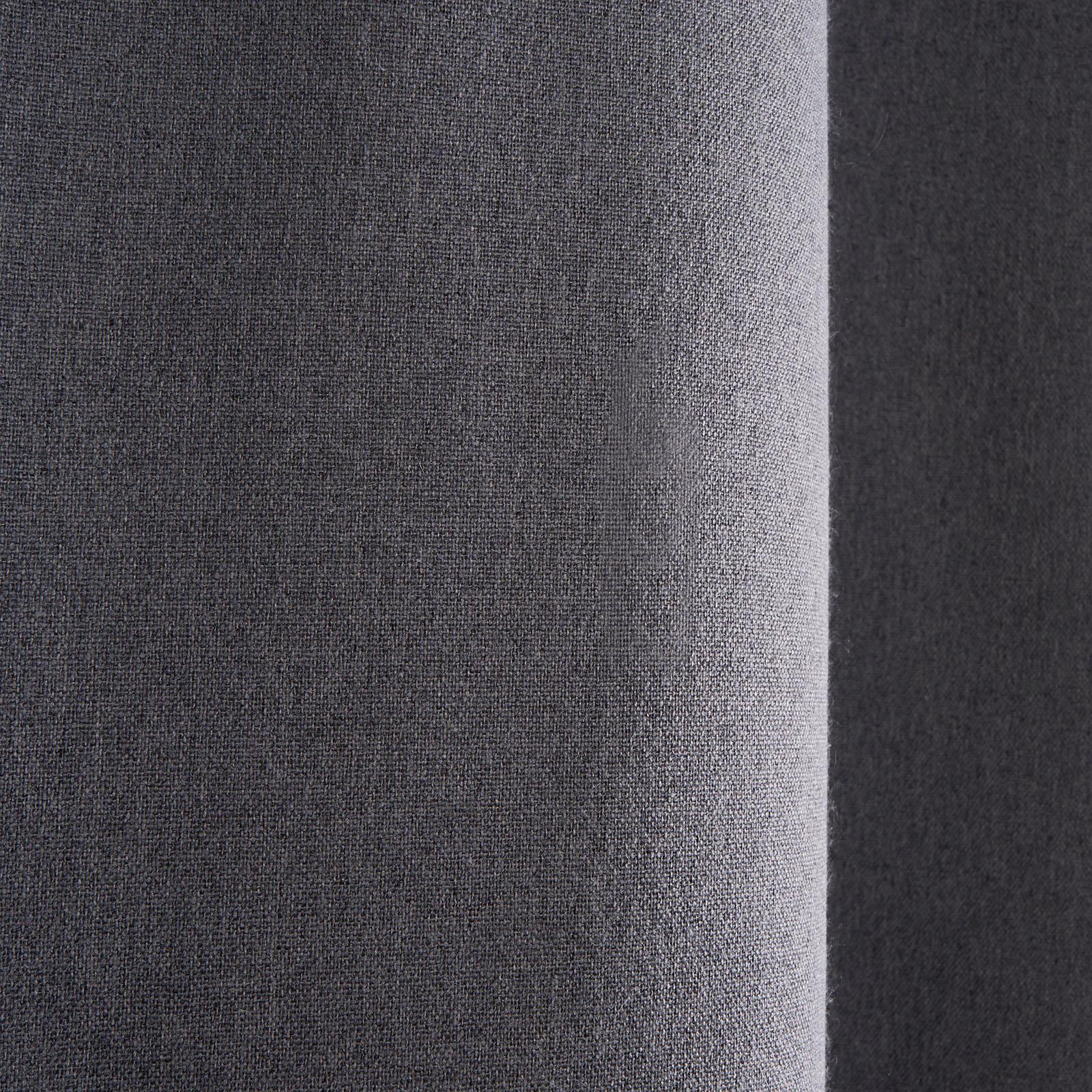 Pair of Eyelet Blackout Curtains Woven Ready Made Ring Top Thermal Texture Thick - Picture 15 of 48