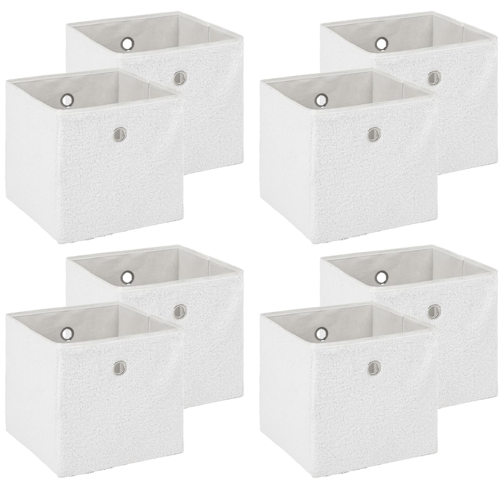 Pack of Storage Boxes 2 4 6 8 Pack Folding Space Saving Solution Toy Box Shelf