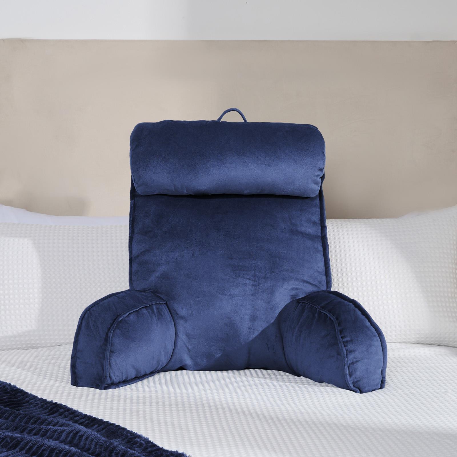 Cuddle Cushion Back Lumbar Support Head Rest Bed Reading Pillow Plump Soft Arms