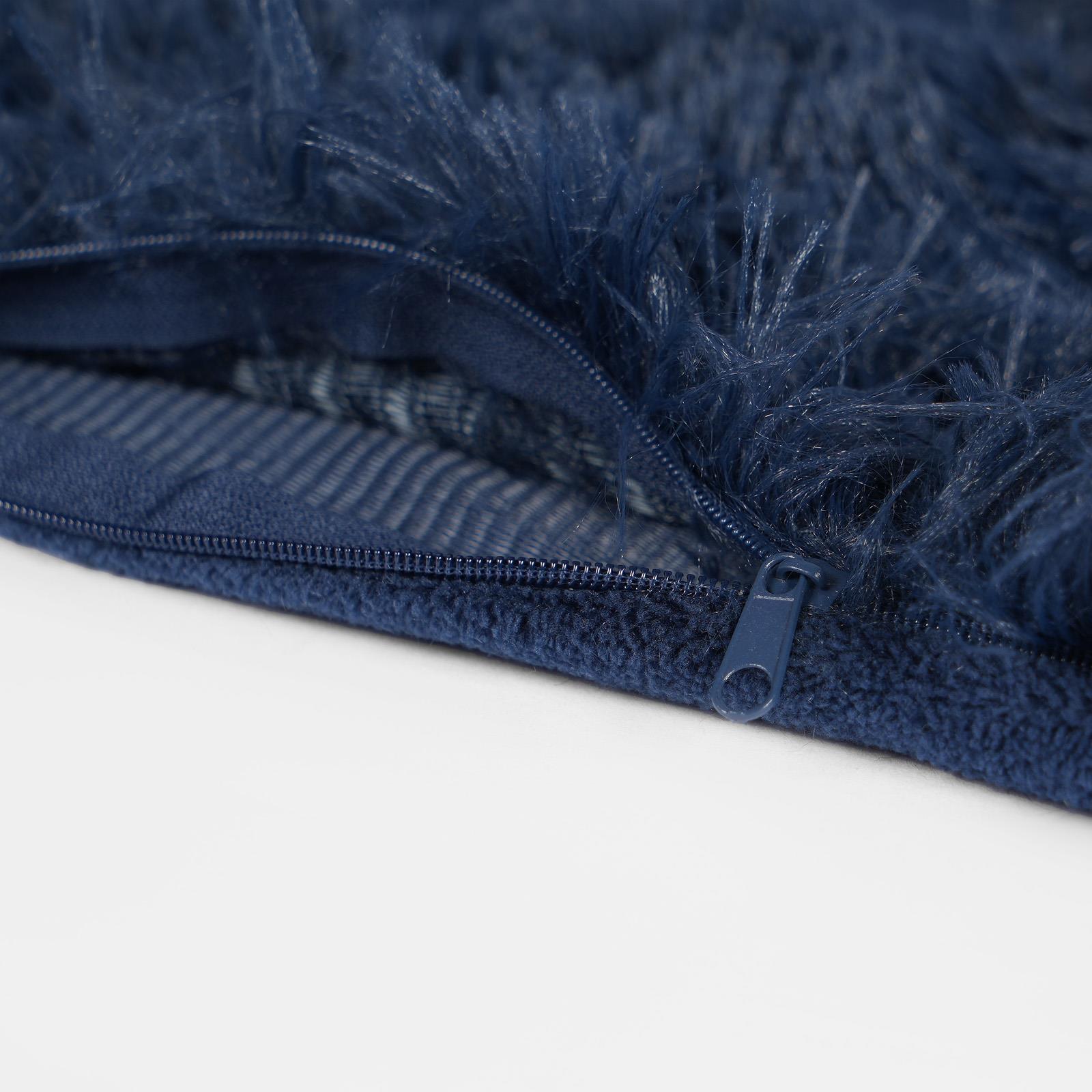 Sienna Set of 2 Fluffy Cushion Covers Shaggy Set Scatter Sofa 18