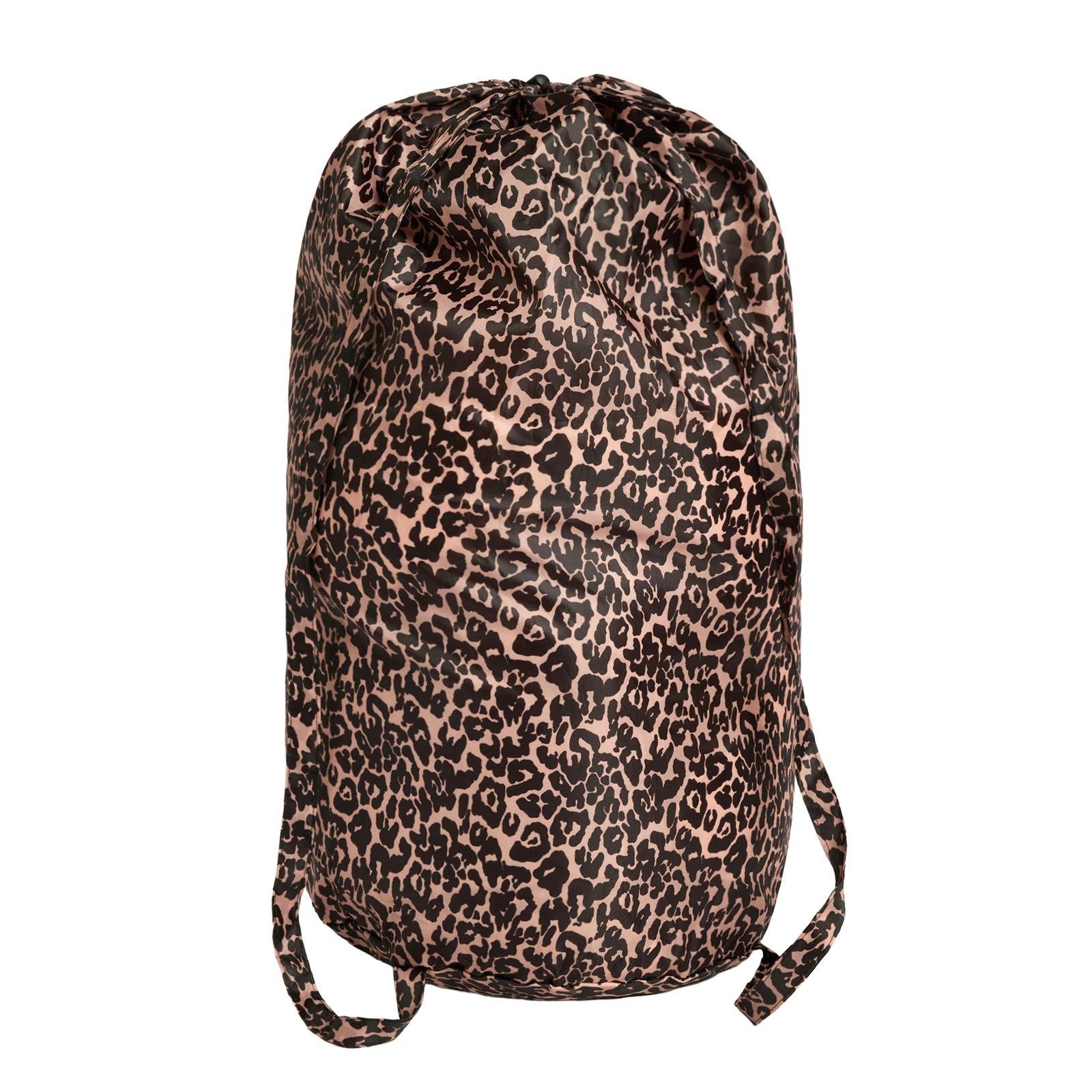 OHS Drawstring Laundry Bag Printed Travel Washing Backpack Lightweight Hamper