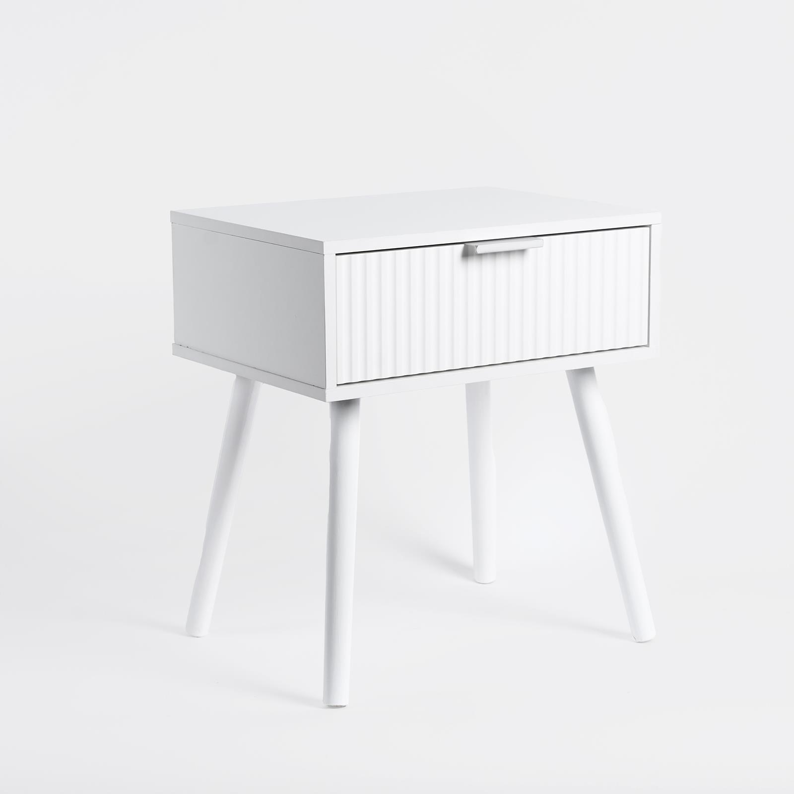 OHS Venice Nightstand Bedside Table 1 Drawer End Side Storage Cabinet
