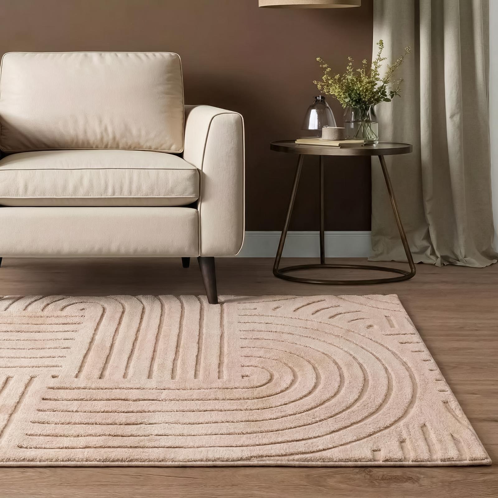 OHS Tufted Arches Rug Living Room Modern Carpet Soft Non Slip Floor Area Mat