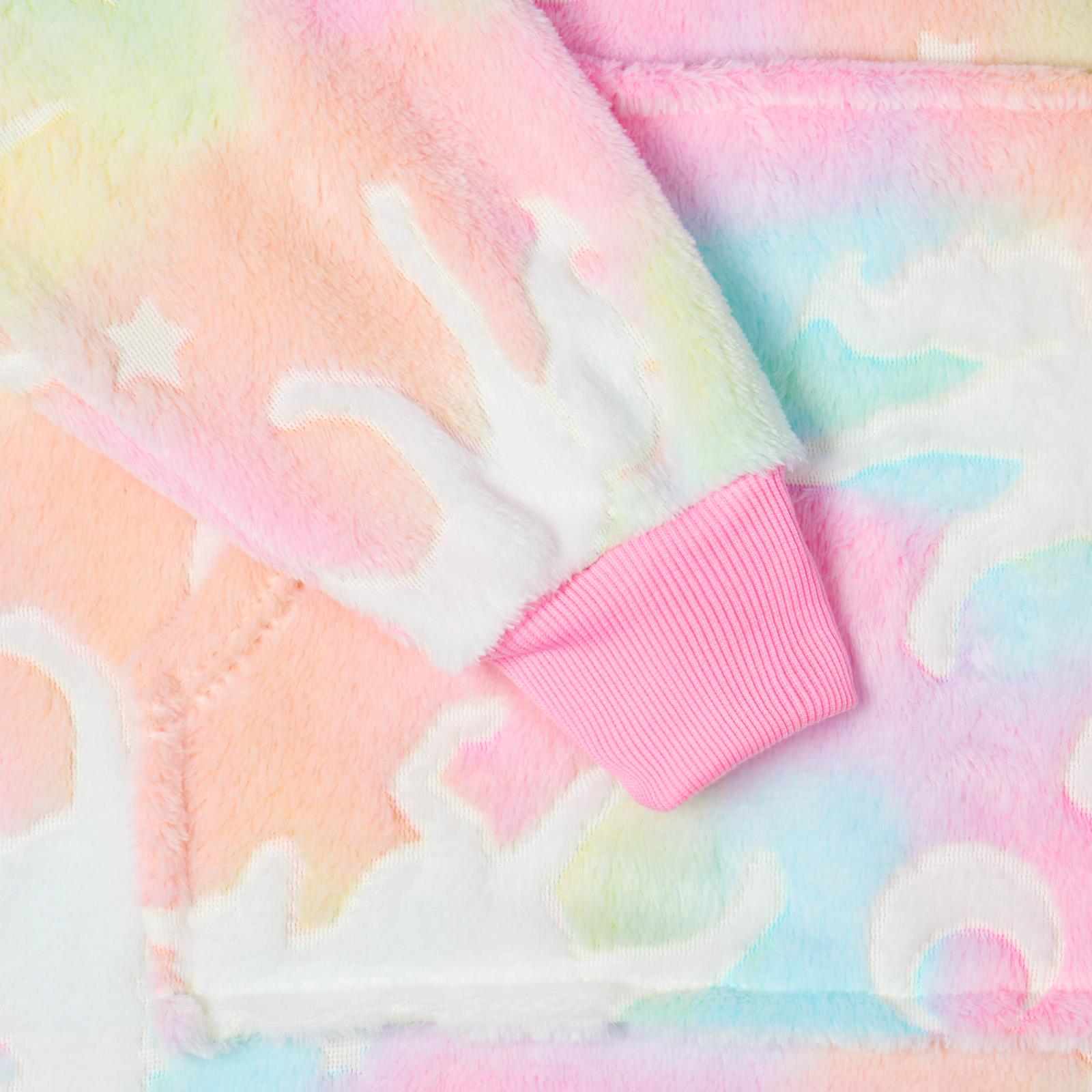 Kids Hoodie Blanket Oversized Sherpa Fleece Jumper Sweatshirt Soft Warm Throw - Picture 161 of 169