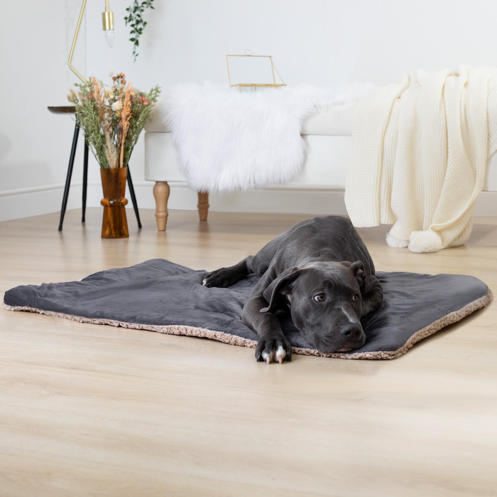 Brentfords Sherpa Pet Animal Blanket Puppy Dog Cat Kitten Kennel Mat Warm Throw