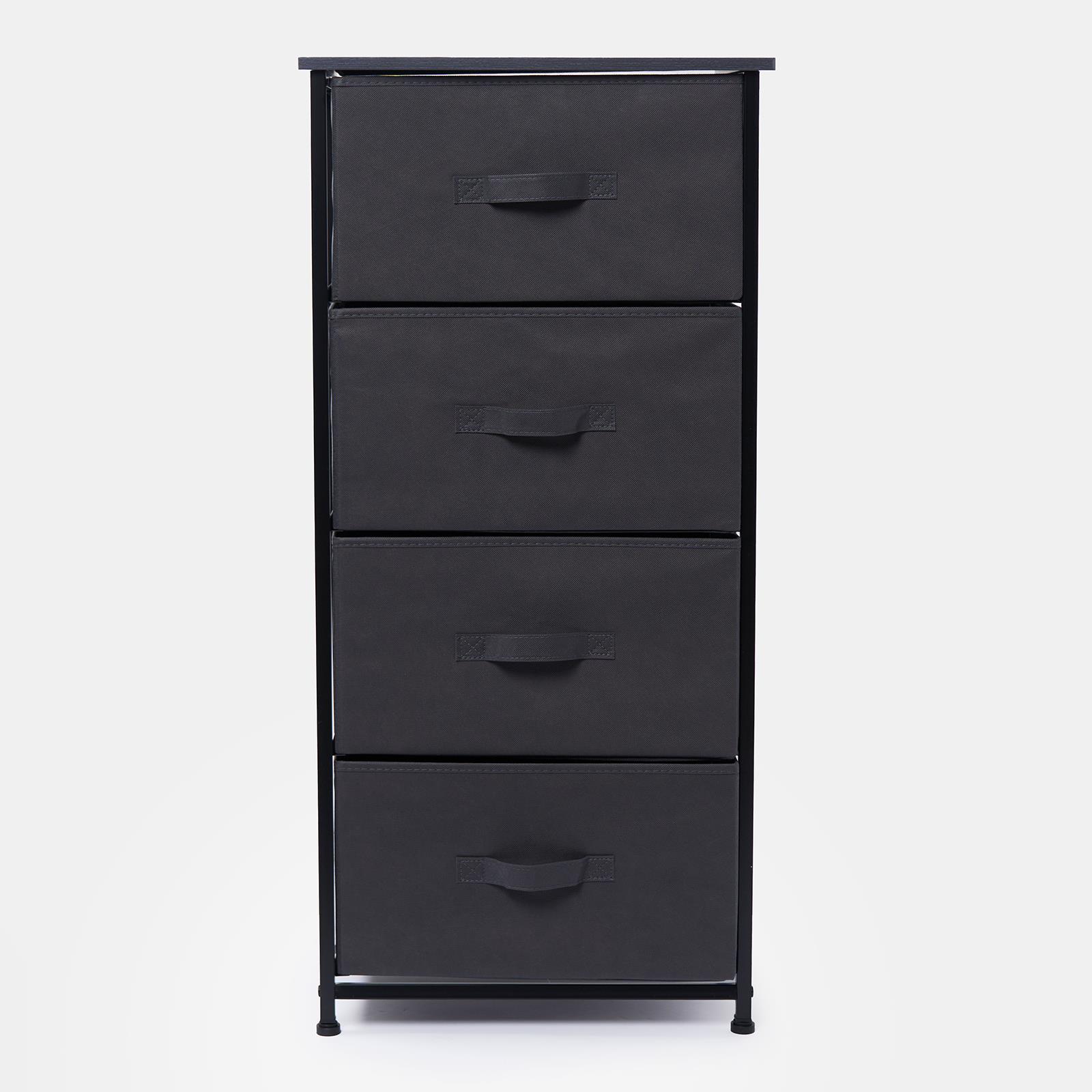 Fabric Cabinet Bedside 2/3/4 Drawers Storage Unit Clothes Shoes Home Organiser - Picture 89 of 94