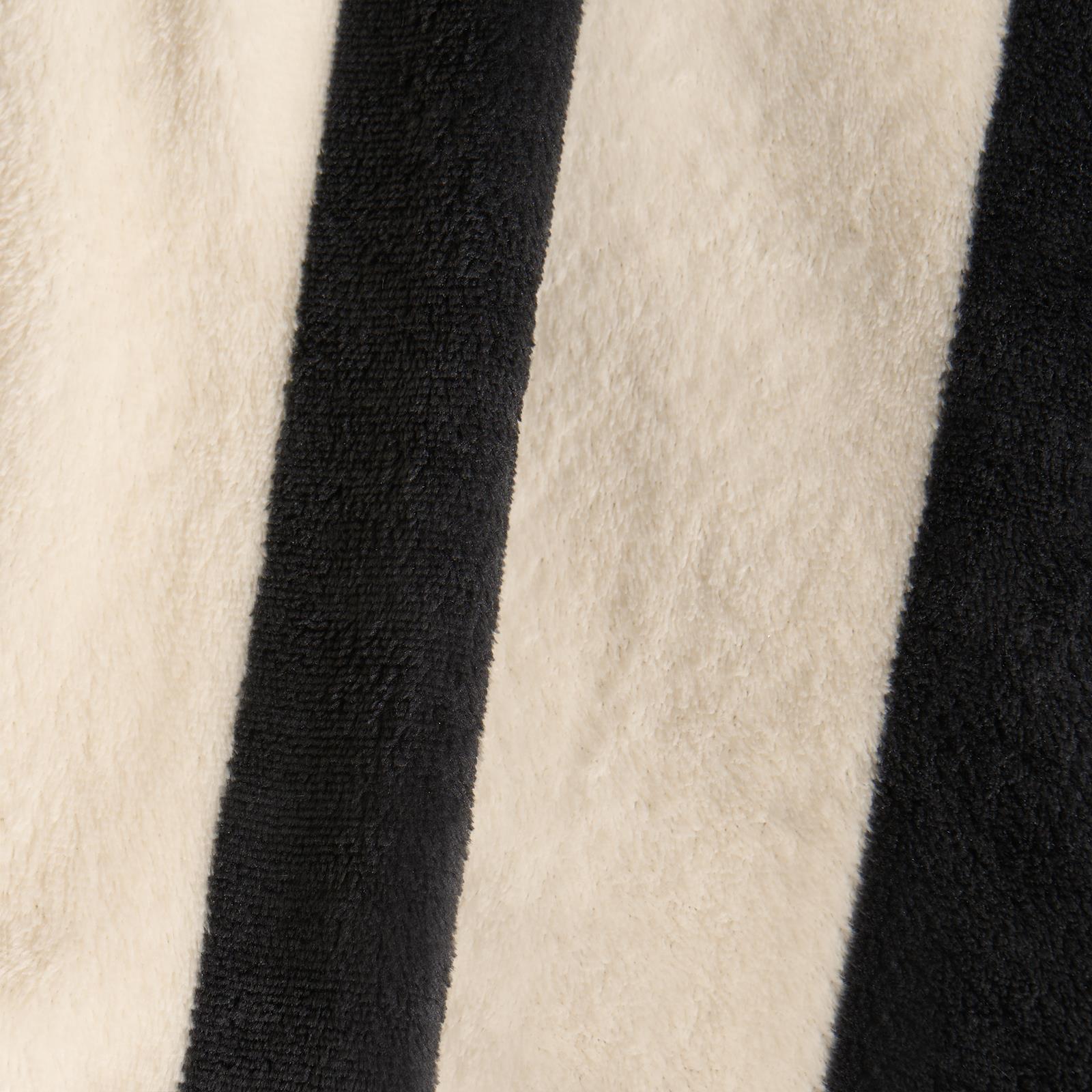 Stripe Fleece Throw Over Bedspread Ultra Soft Warm Sofa Bed Blanket Travel Plush