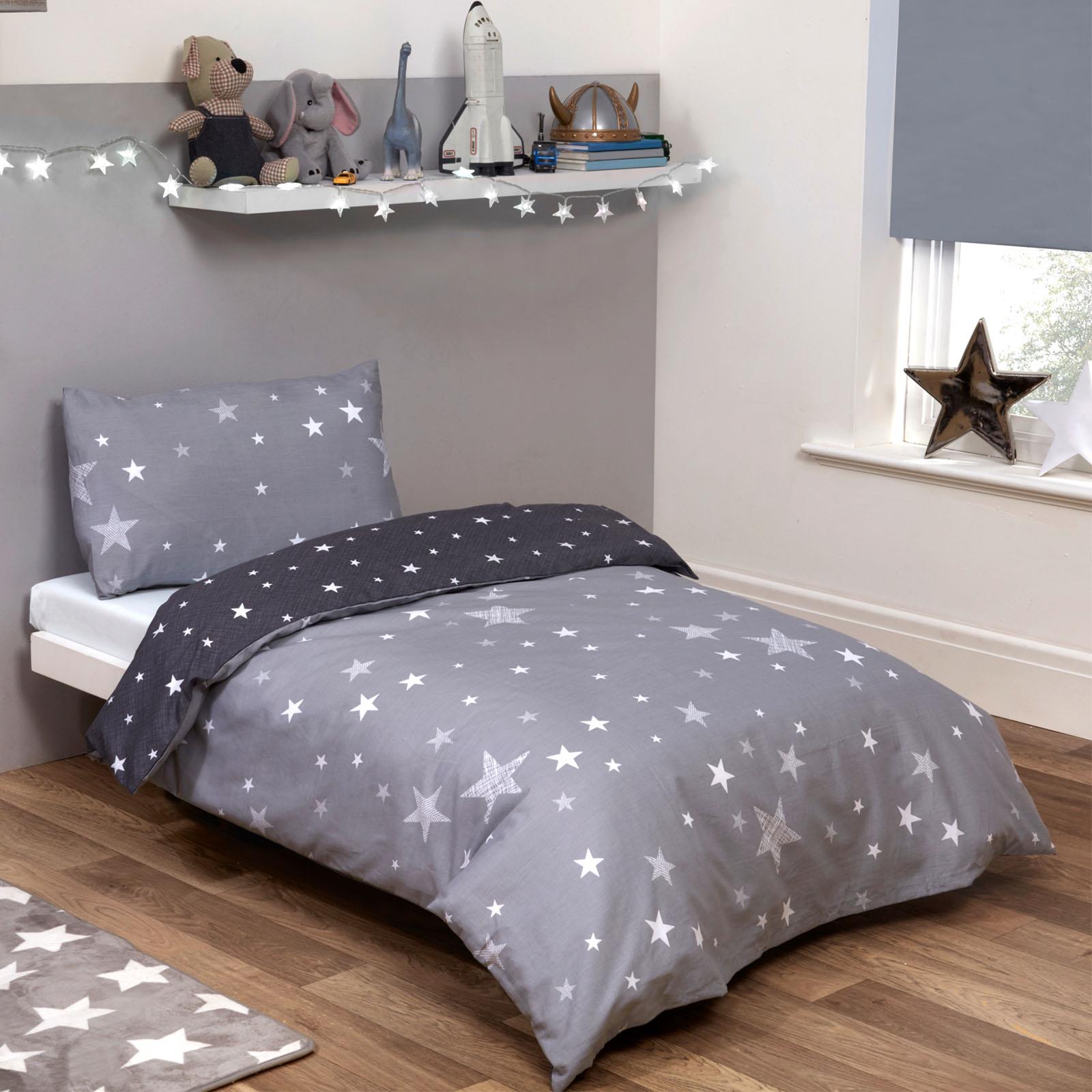 Dreamscene Galaxy Stars Duvet Cover with Pillowcase Kids Bedding Set