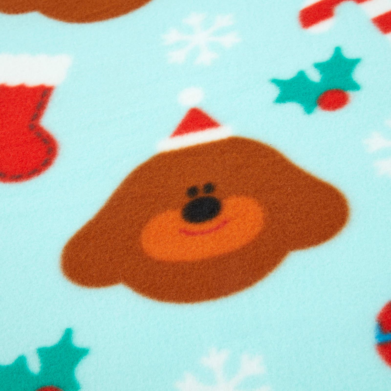 OHS Hey Duggee Duvet Cover with Pillowcase Kids Soft Fleece Xmas Bedding Set