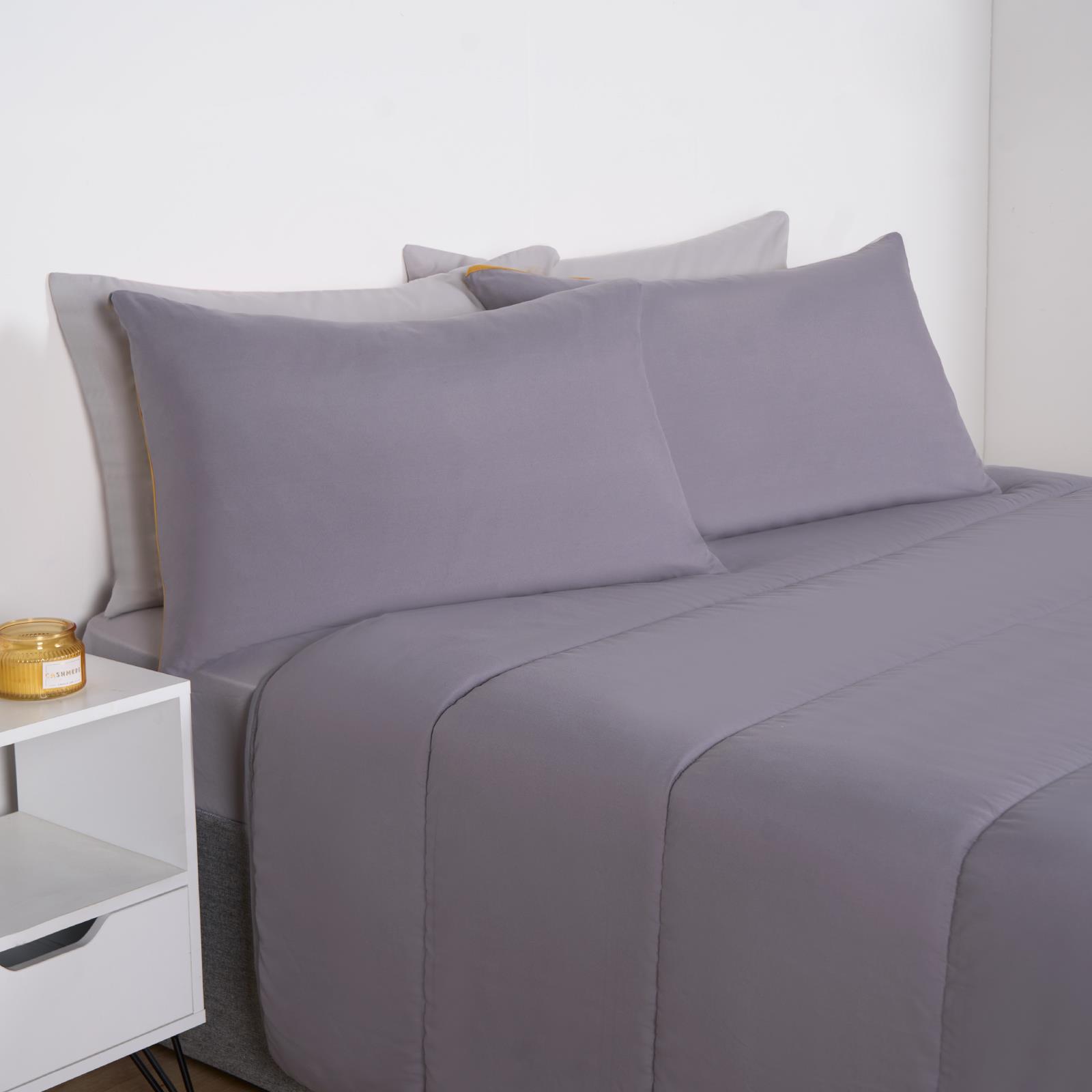 OHS Coverless 10.5 TOG Soft Duvet Pillowcase Quilted Bedding Set Single Double - Picture 64 of 107