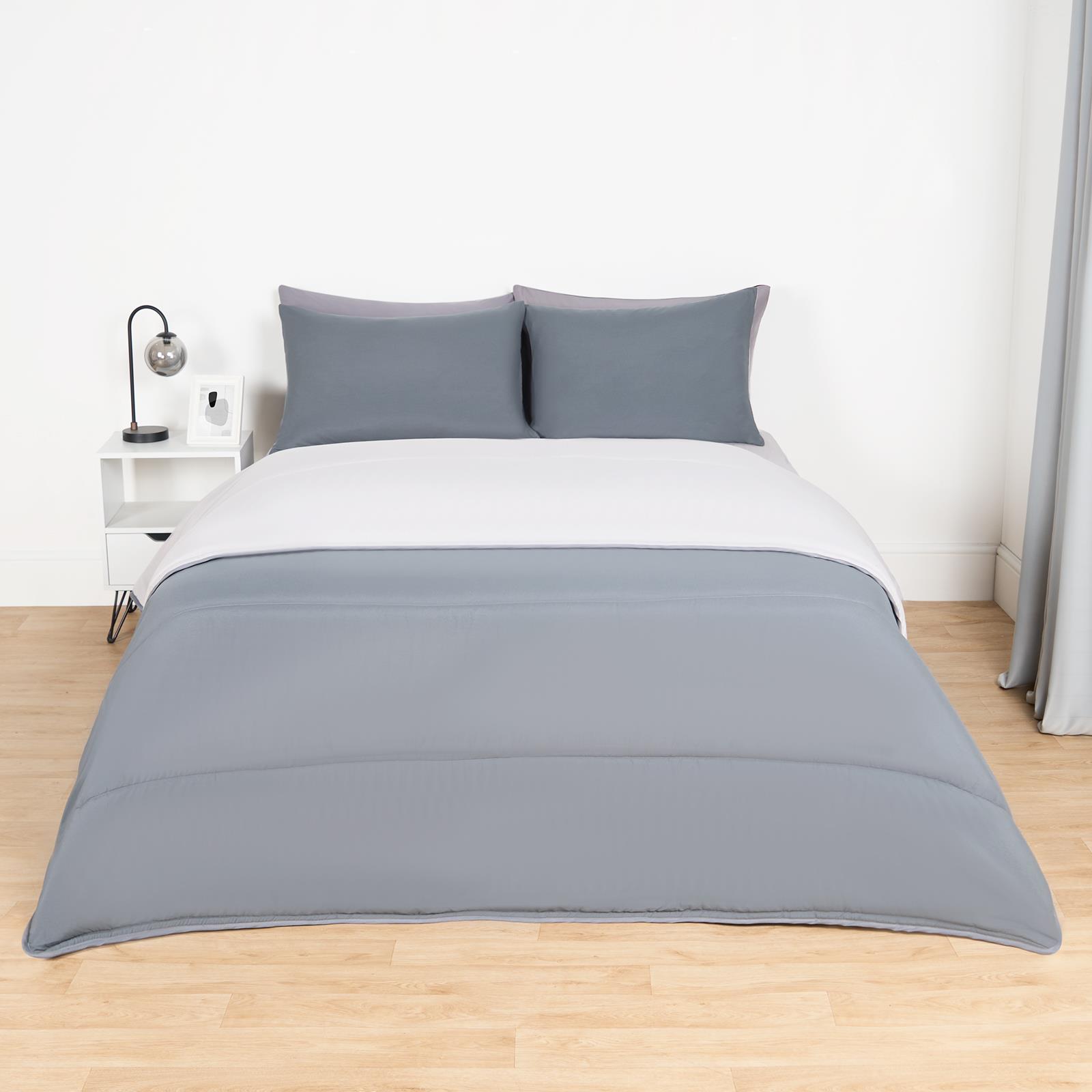 OHS Coverless 10.5 TOG Soft Duvet Pillowcase Quilted Bedding Set Single Double - Picture 69 of 107