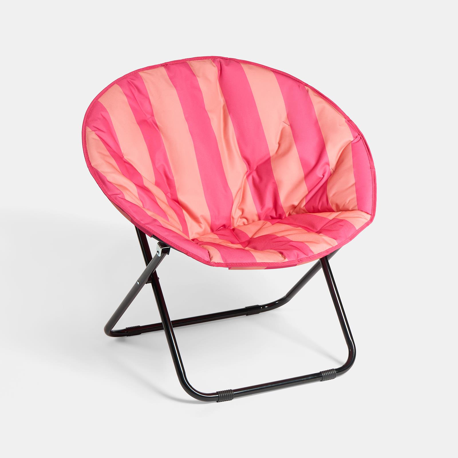 OHS Moon Camping Chair Round Folding Outdoor Garden Portable Seat